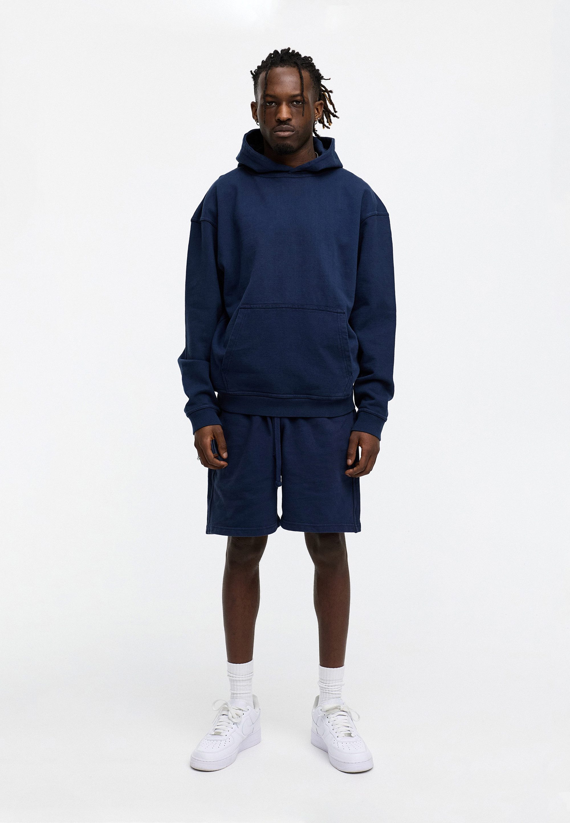 BEHYPE STUDIOS Hoodie IM OVERSIZE FIT Herren Cord-less Kapuzenpullover lockeres Kapuzen-Sweatshirt Sweater