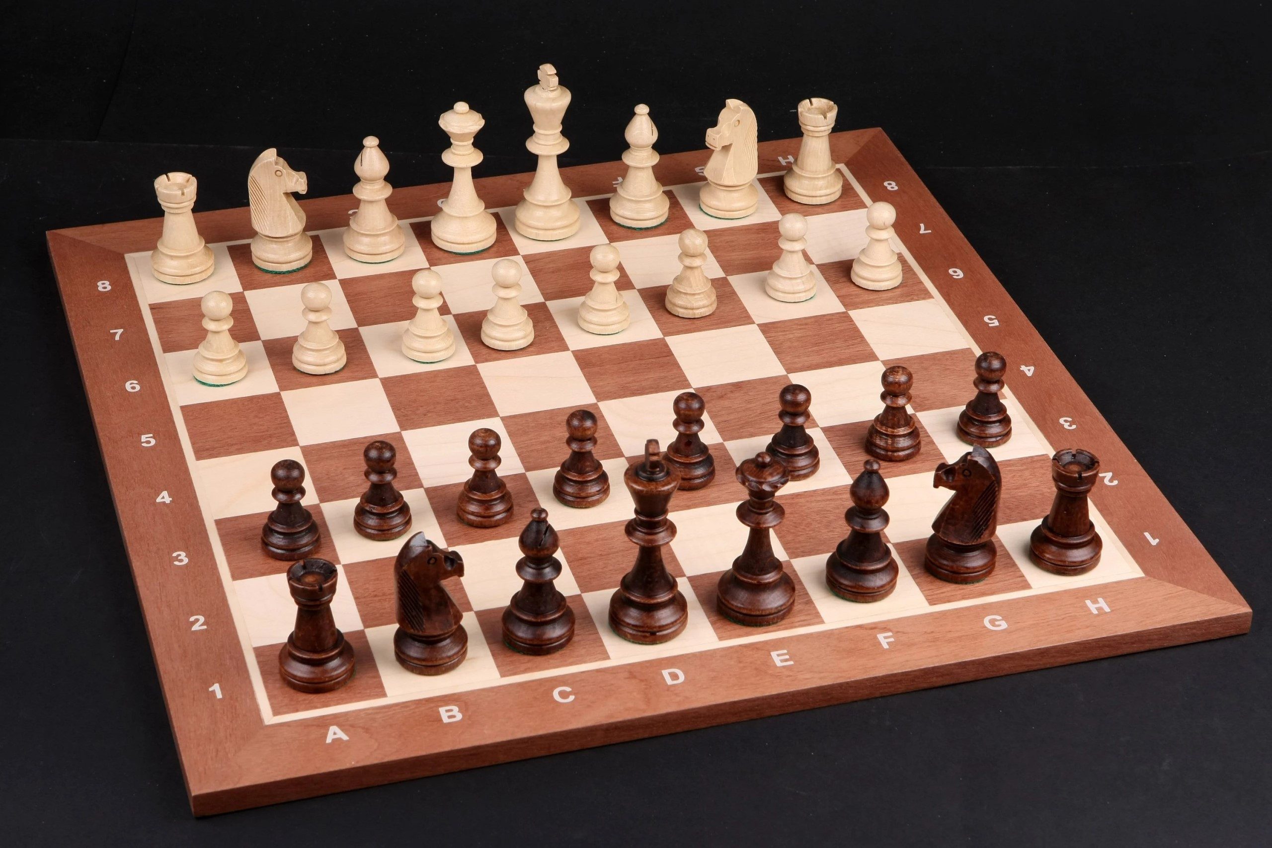 Holzprodukte Spiel Schach Turnier Staunton 5 Schachbrett Schachspiel SET 48x48