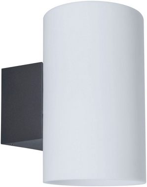 Paulmann LED Außen-Wandleuchte Outdoor 230V Tube IP54 E27 max 15W Anthrazit Kunststoff, ohne Leuchtmittel, E27, IP54