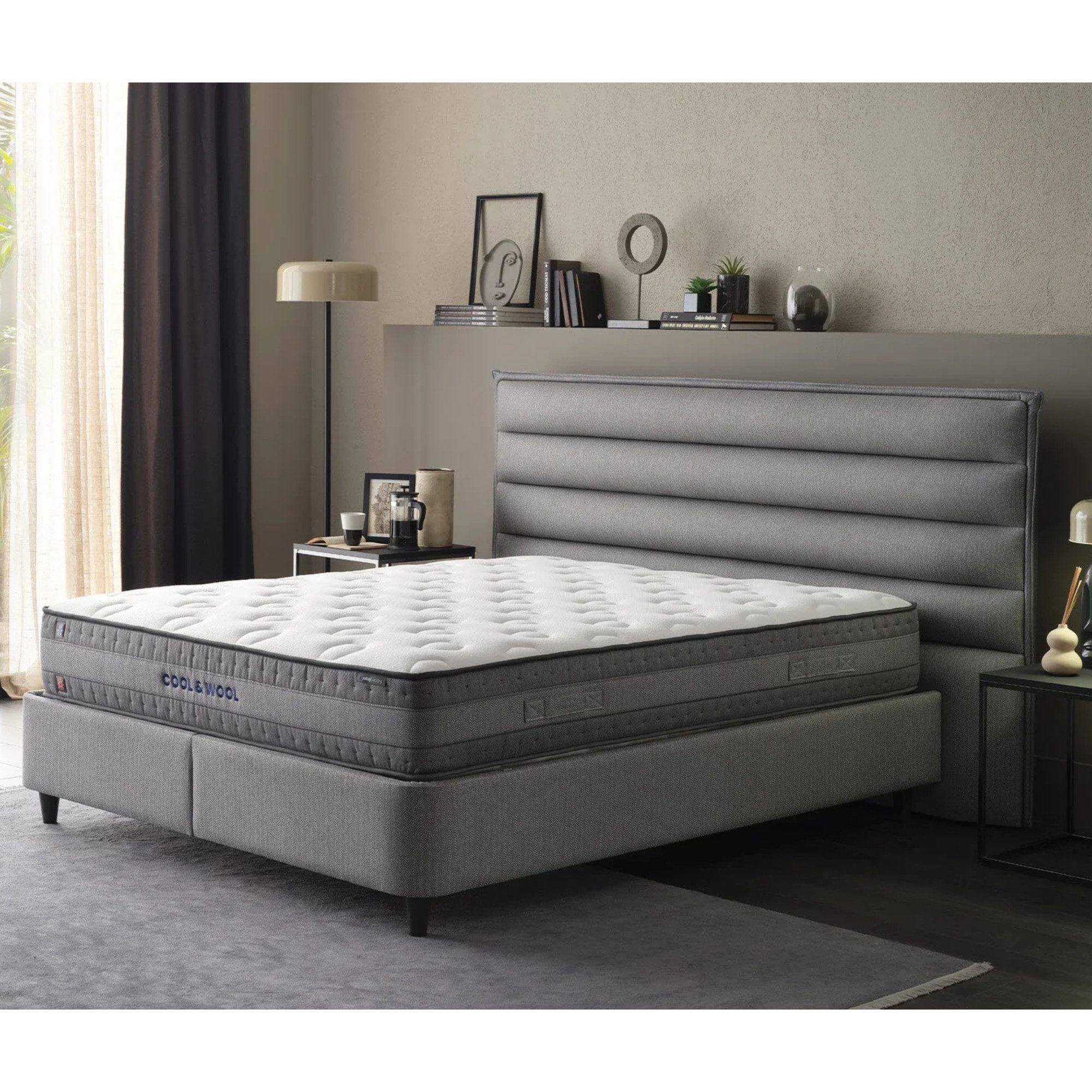 Pointhome Boxspringbett Set, Yatas Bedding Cool & Wool, Schlafzimmerbett, H günstig online kaufen