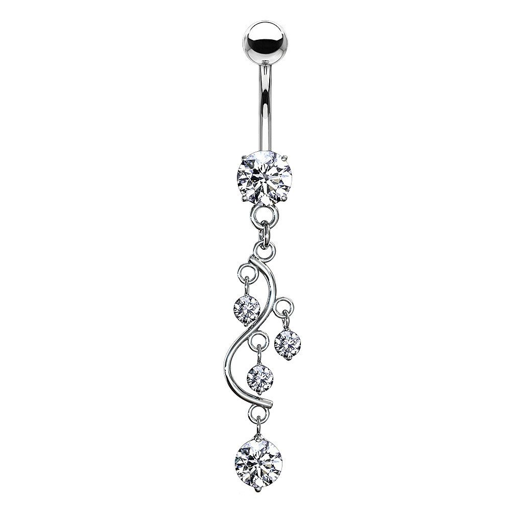 Taffstyle Bauchnabelpiercing Bauchnabelpiercing Banane Wein Anhänger günstig online kaufen