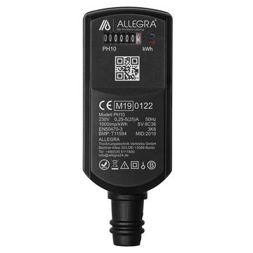 ALLEGRA MID Stromzähler PH10 mit 10 m Verlängerungskabel H07RN-F 3G2,5 mm² Verlängerungskabel