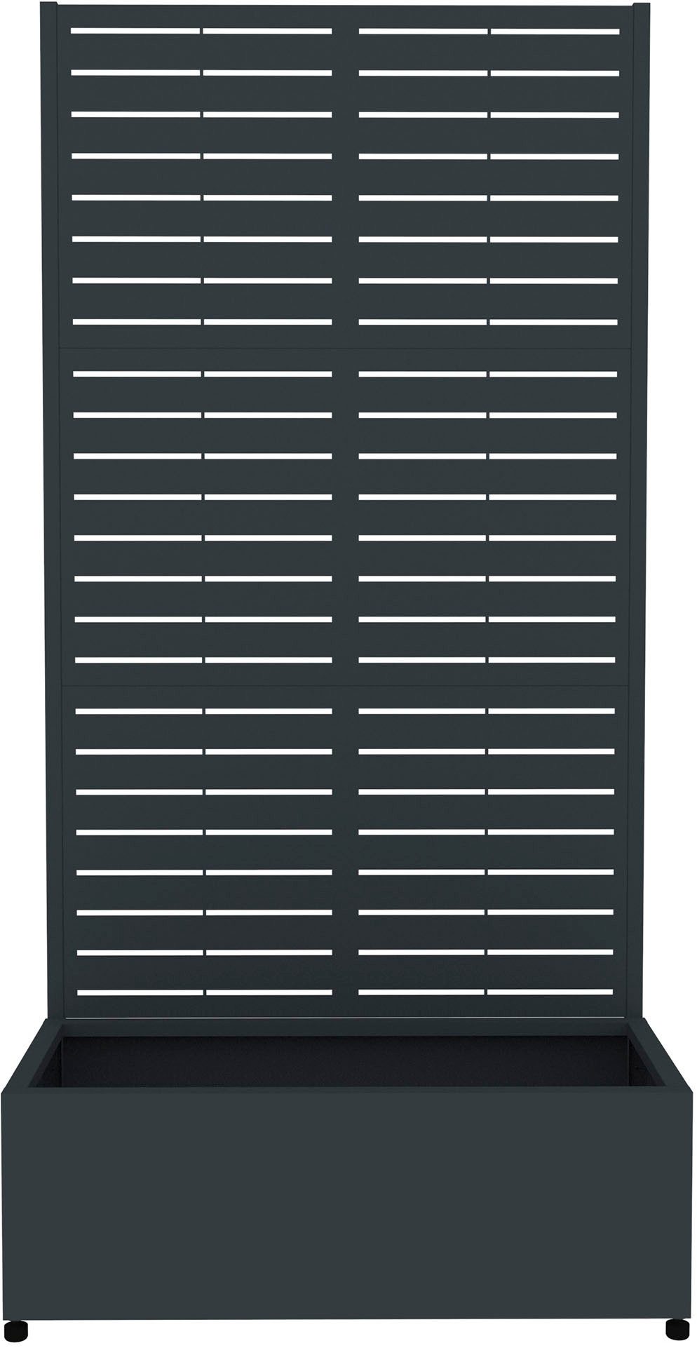 WESTMANN Pflanzkübel Dekora 1, BxTxH: 90x42,5x184 cm, mit Rankgitter
