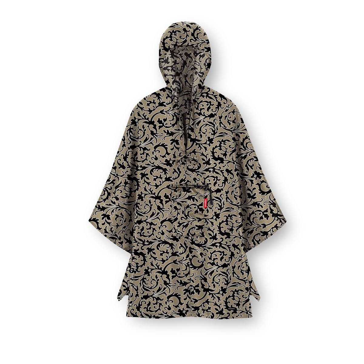 Regenponcho mini maxi poncho baroque marble