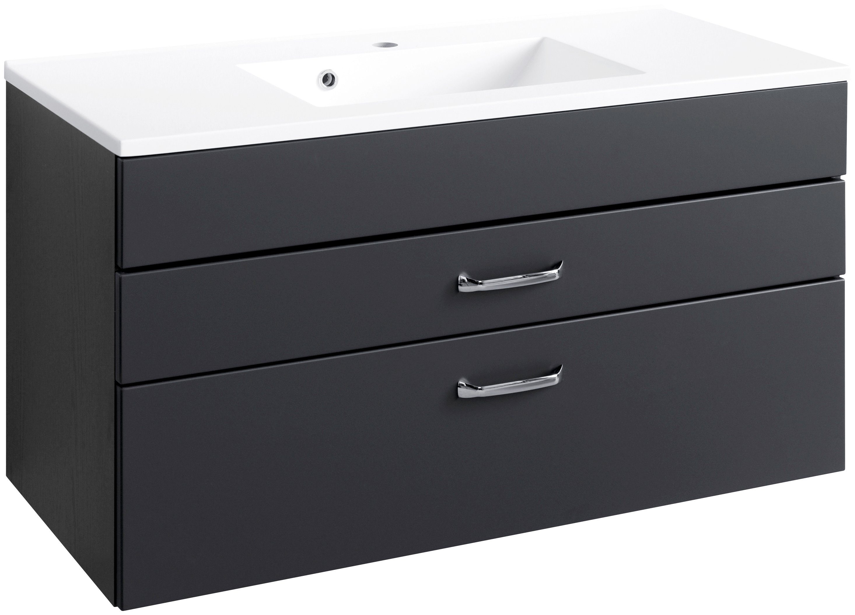 HELD MÖBEL Waschtisch »Fontana«, Breite 100 cm, (2 tlg pheld moebel waschtisch fontana breite