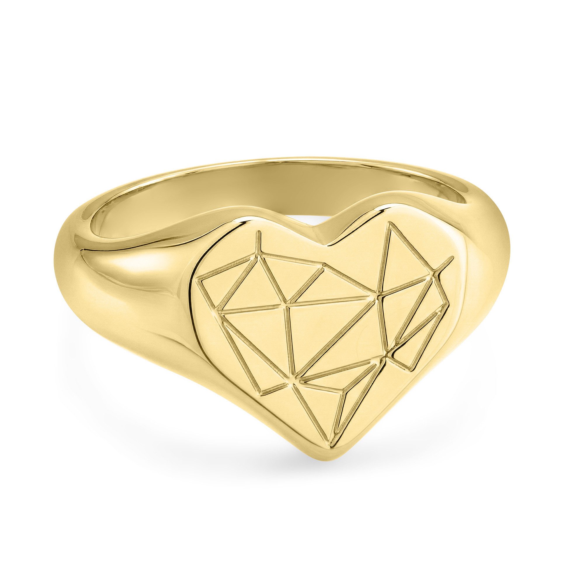 Liebeskind Berlin Fingerring Broken Heart Chunky Edelstahl – Bild 4 von 4