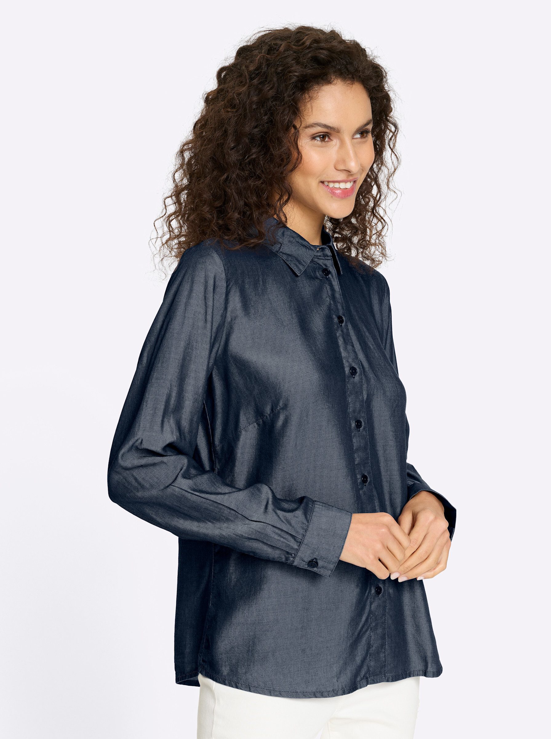 heine Klassische Bluse Bluse Langarm