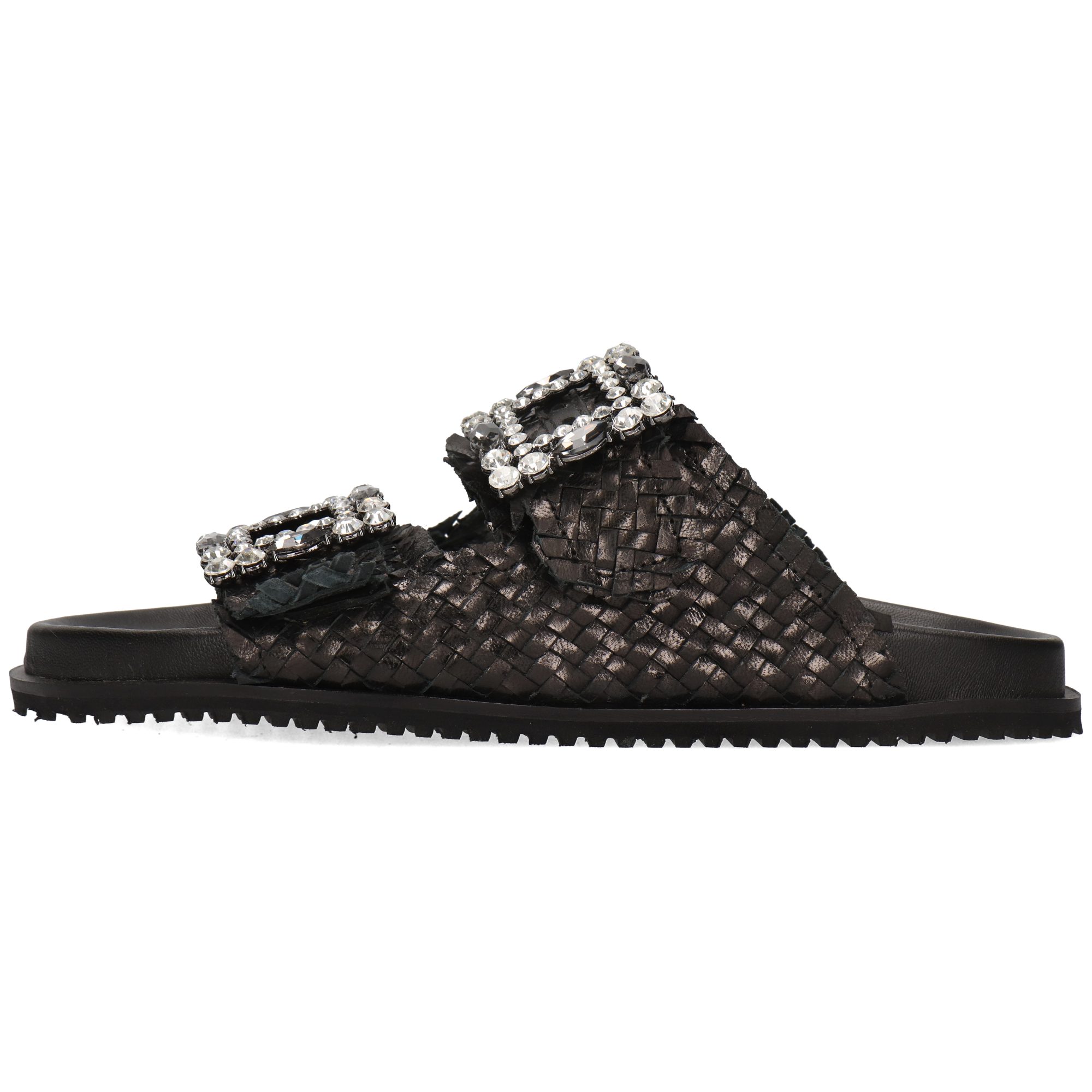 Melvin & Hamilton Eve 1 Leder-Pantoletten für Damen Pantolette Flache Absätze, Echtes Leder