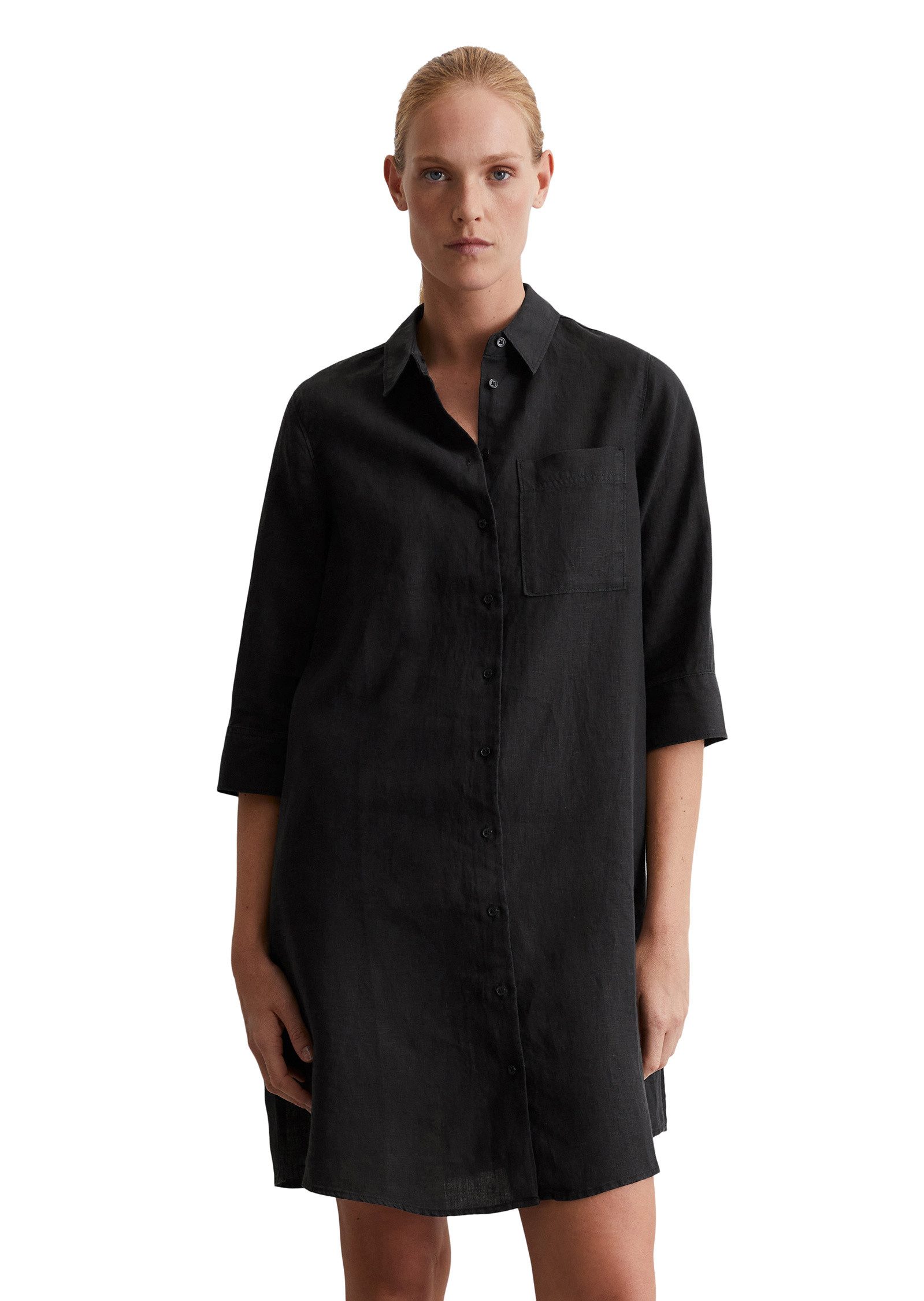 Marc O'Polo Hemdblusenkleid aus reinem Leinen günstig online kaufen