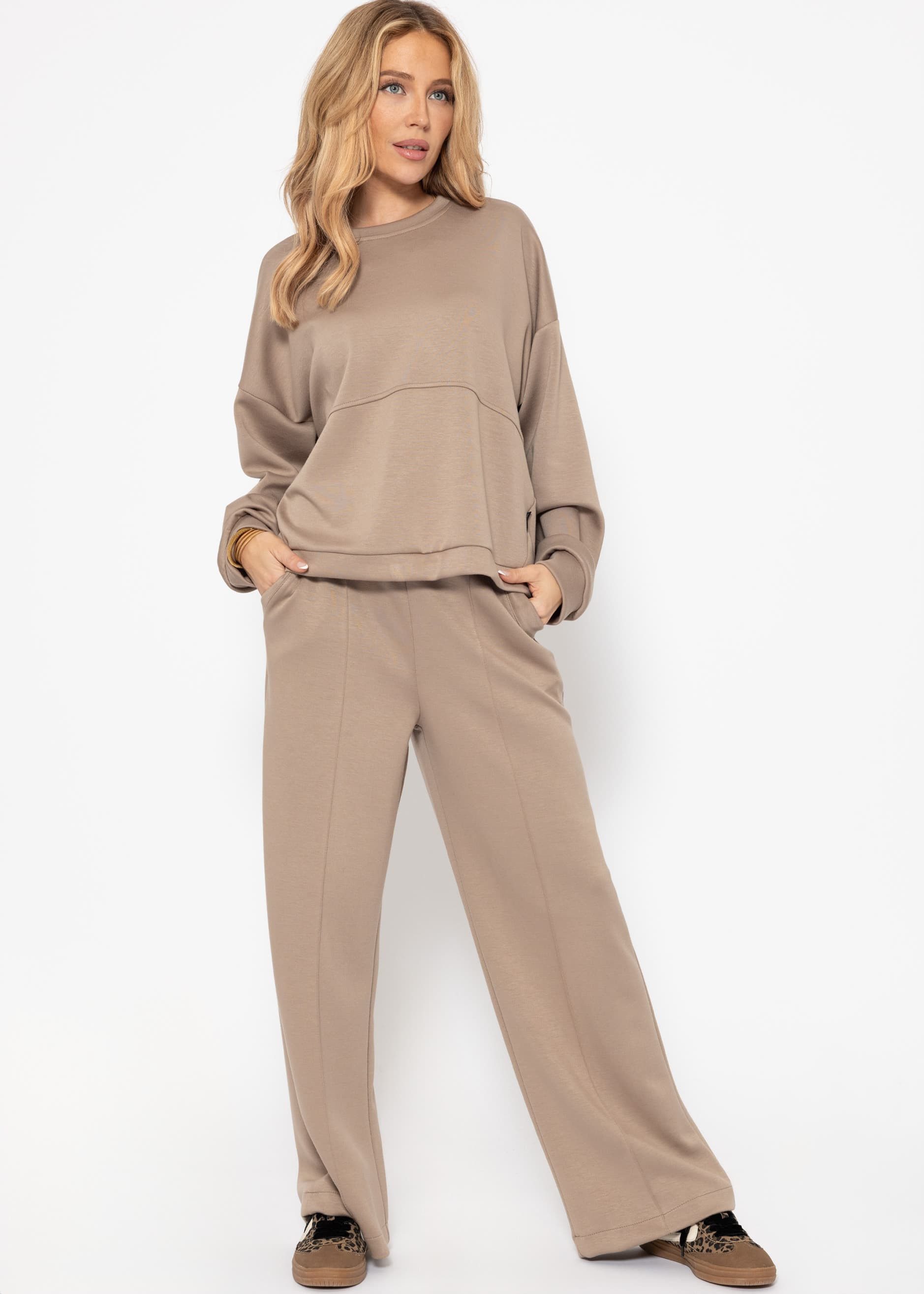 SASSYCLASSY Strickpullover Oversize Sweatshirt Damen Lässiger günstig online kaufen