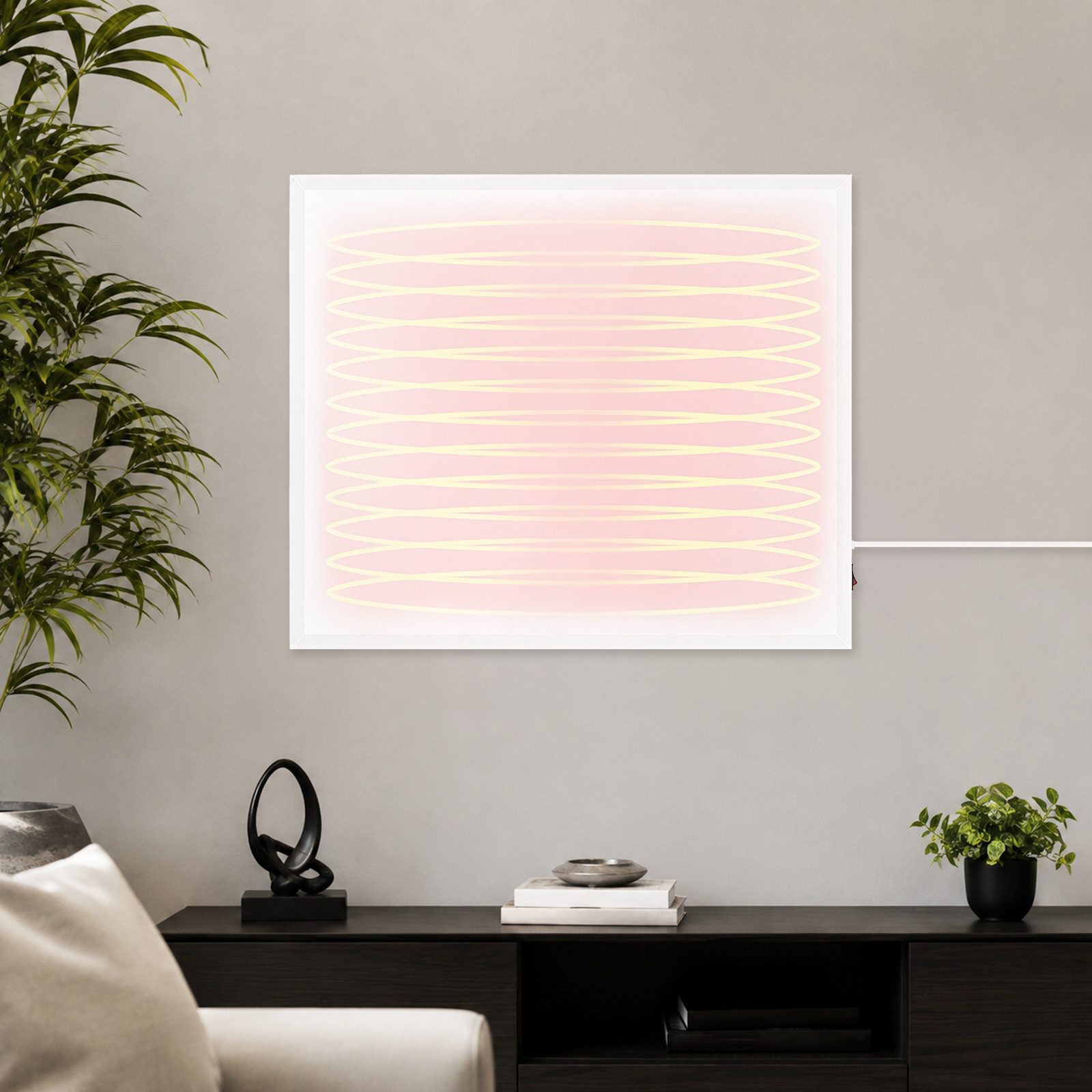 Ledklang Infrarotheizung 170/290/350W energiesparende Wandheizung Überhitzungsschutz, für Wohn & Schlafzimmer