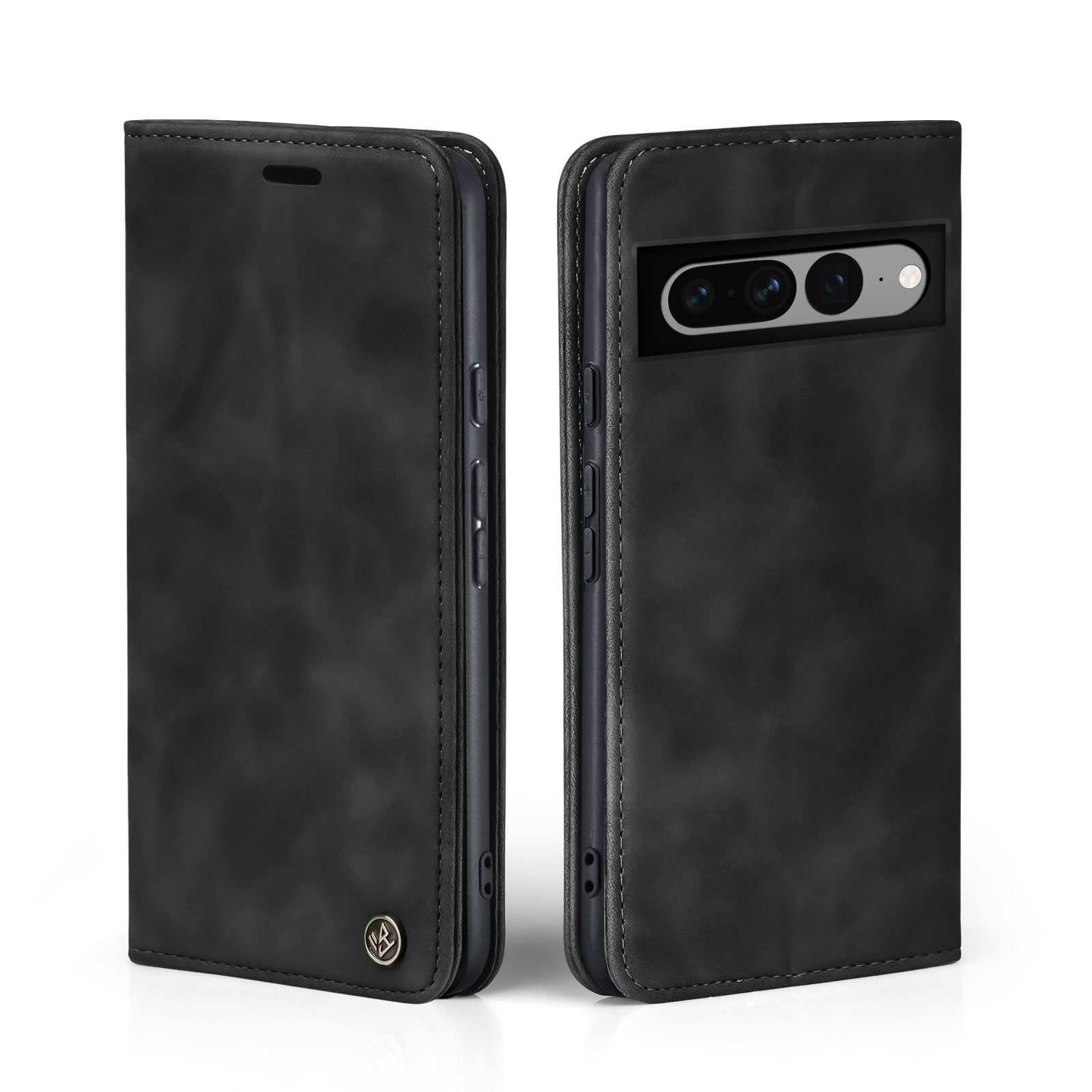 Tec-Expert Handyhülle Tasche Hülle für Google Pixel 7 Pro 6.7 Zoll, 6.7, Cover Klapphülle Case mit Kartenfach Fliphülle aufstellbar