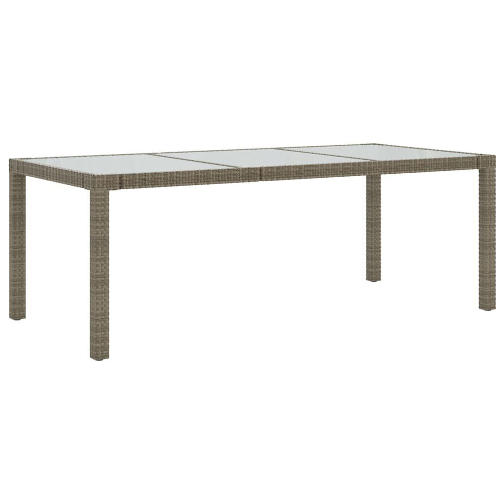 vidaXL Gartentisch Gartentisch Grau 190x90x75 cm günstig online kaufen