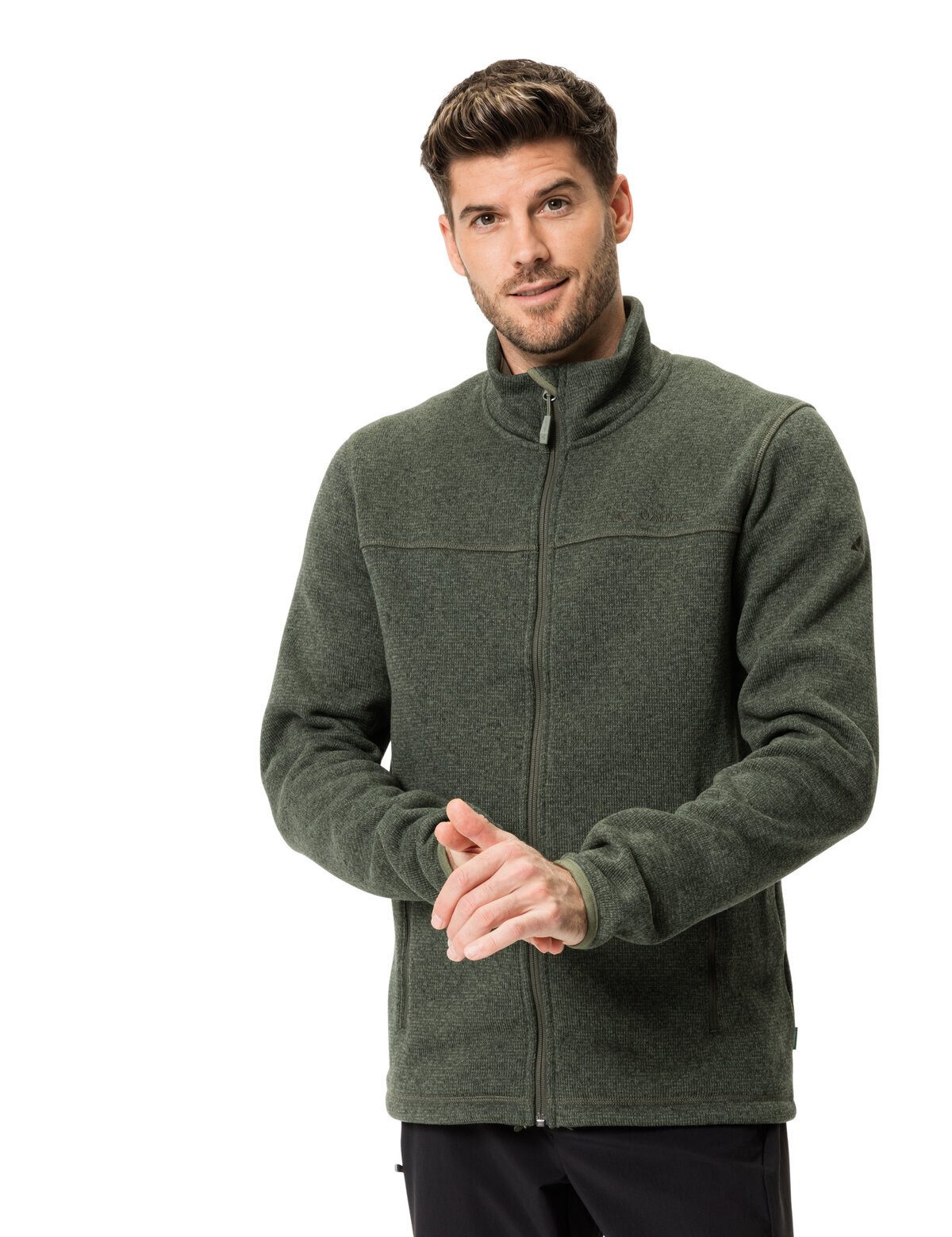 VAUDE Outdoorjacke Men's Rienza Jacket III (1-St) warme Herren Fleecejacke zum Wandern