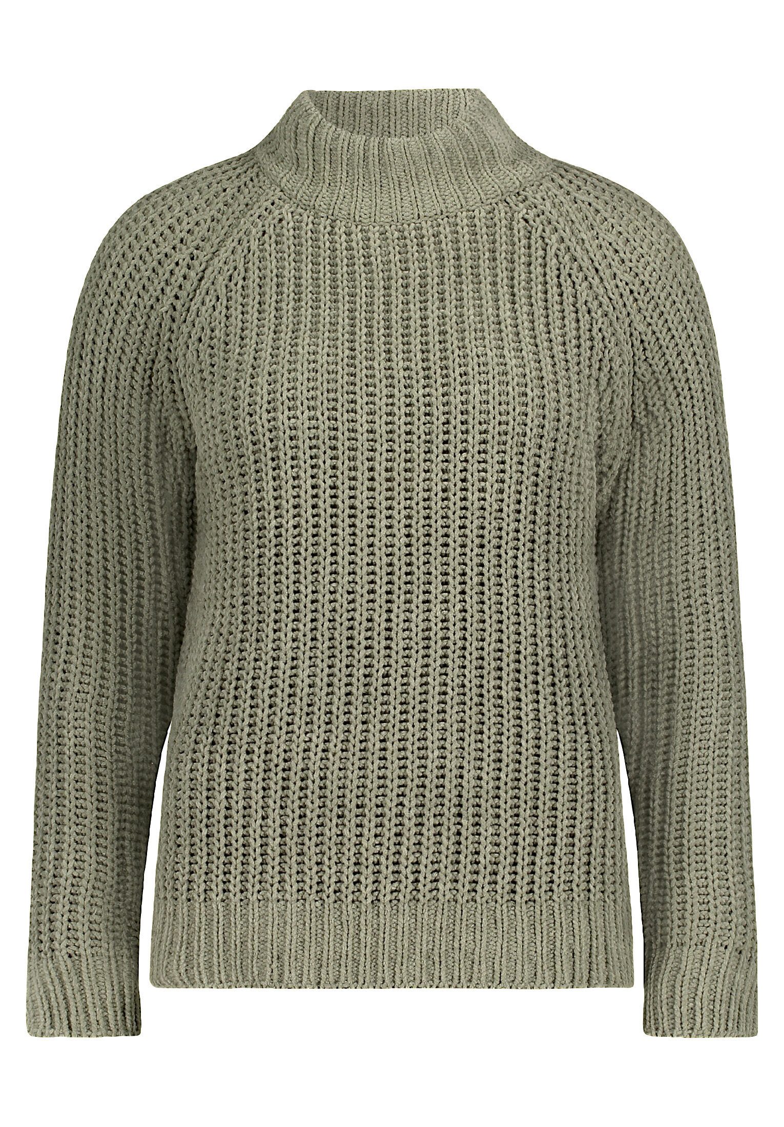 Cartoon Strickpullover Damen mit Stehkragen (1-tlg)