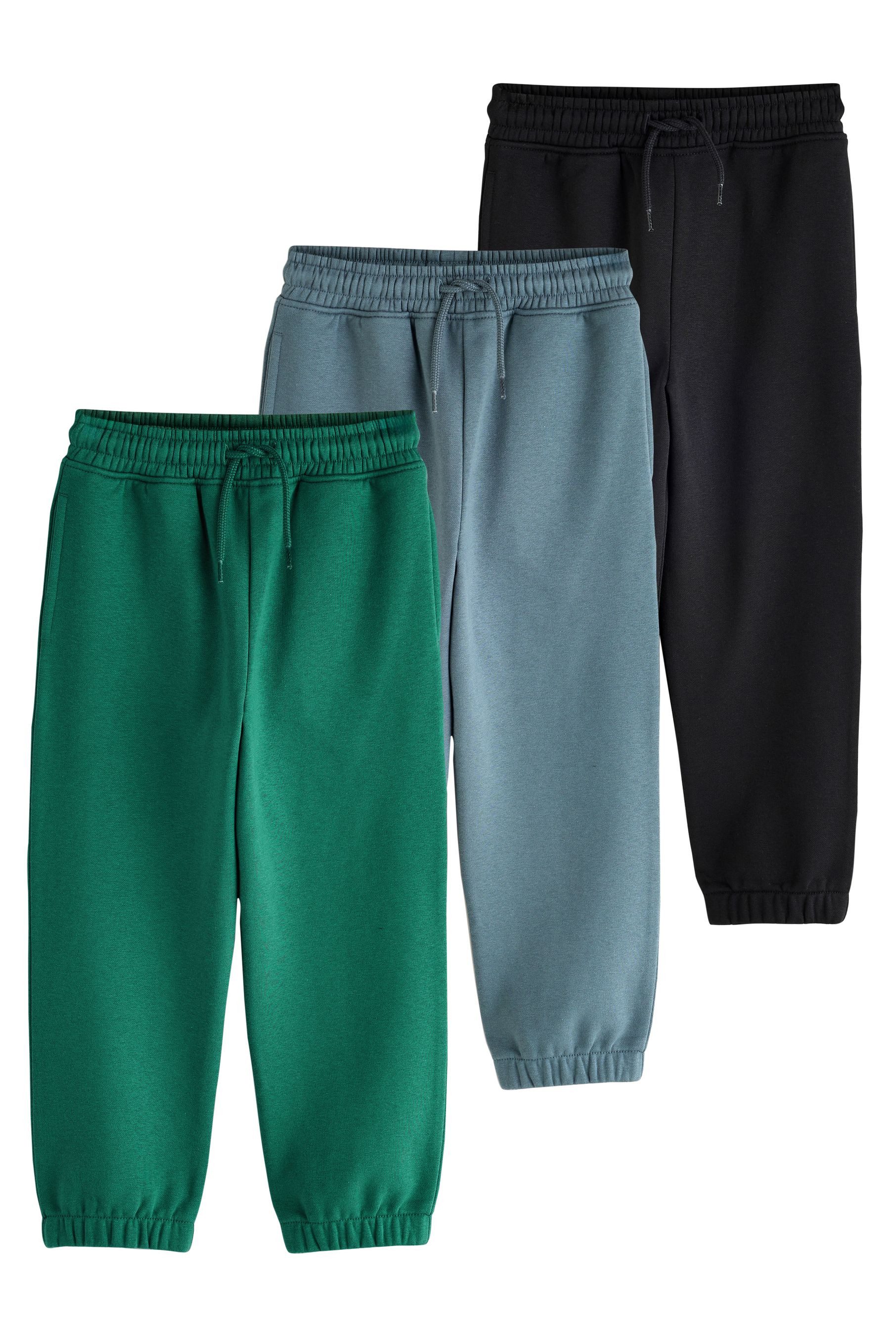 Next Jogginghose Basic-Jogginghose im Regular Fit, 3er-Pack (3-tlg)