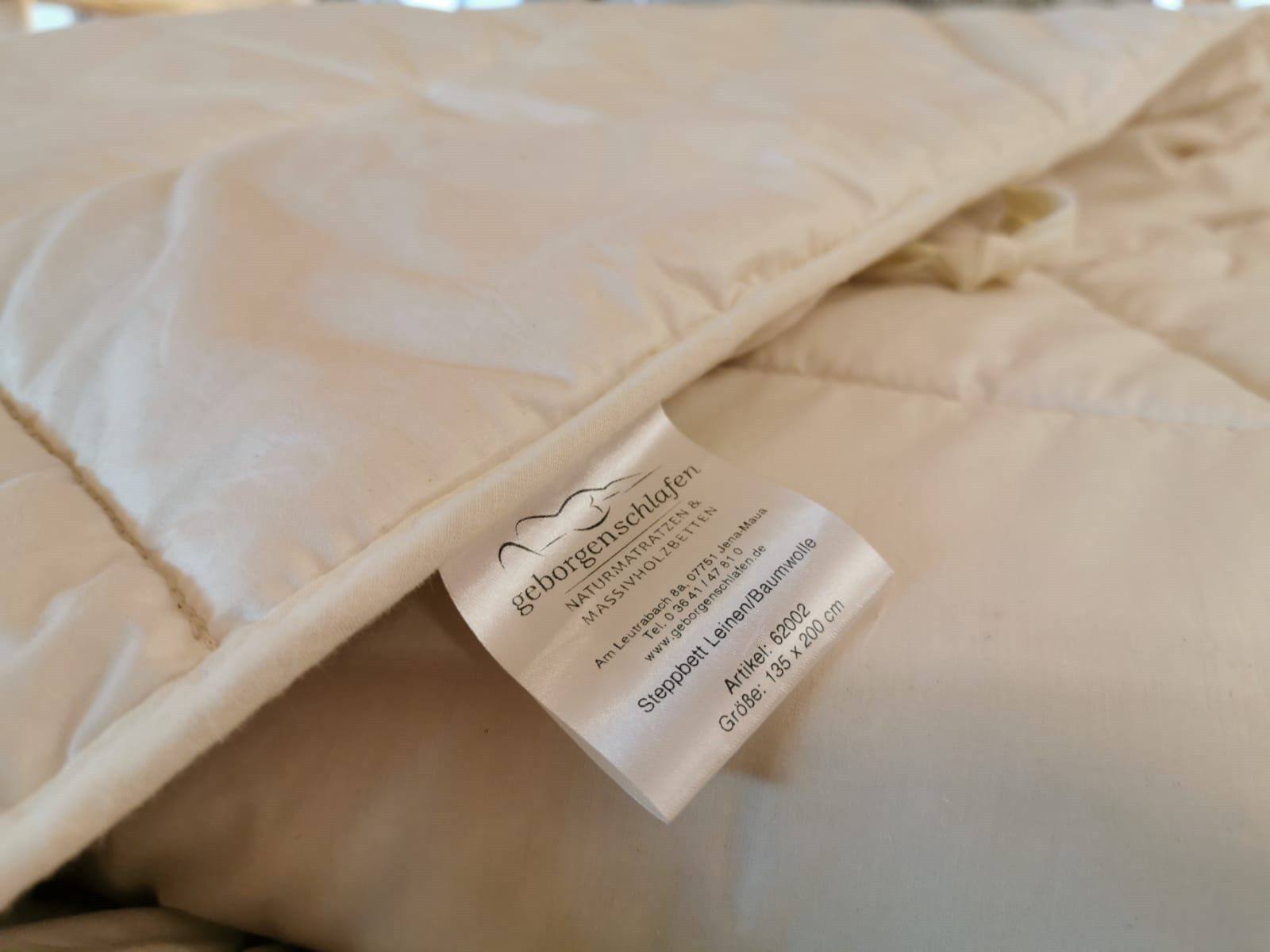 geborgenschlafen Naturfaserbettdecke aus Baumwolle & Leinen günstig online kaufen