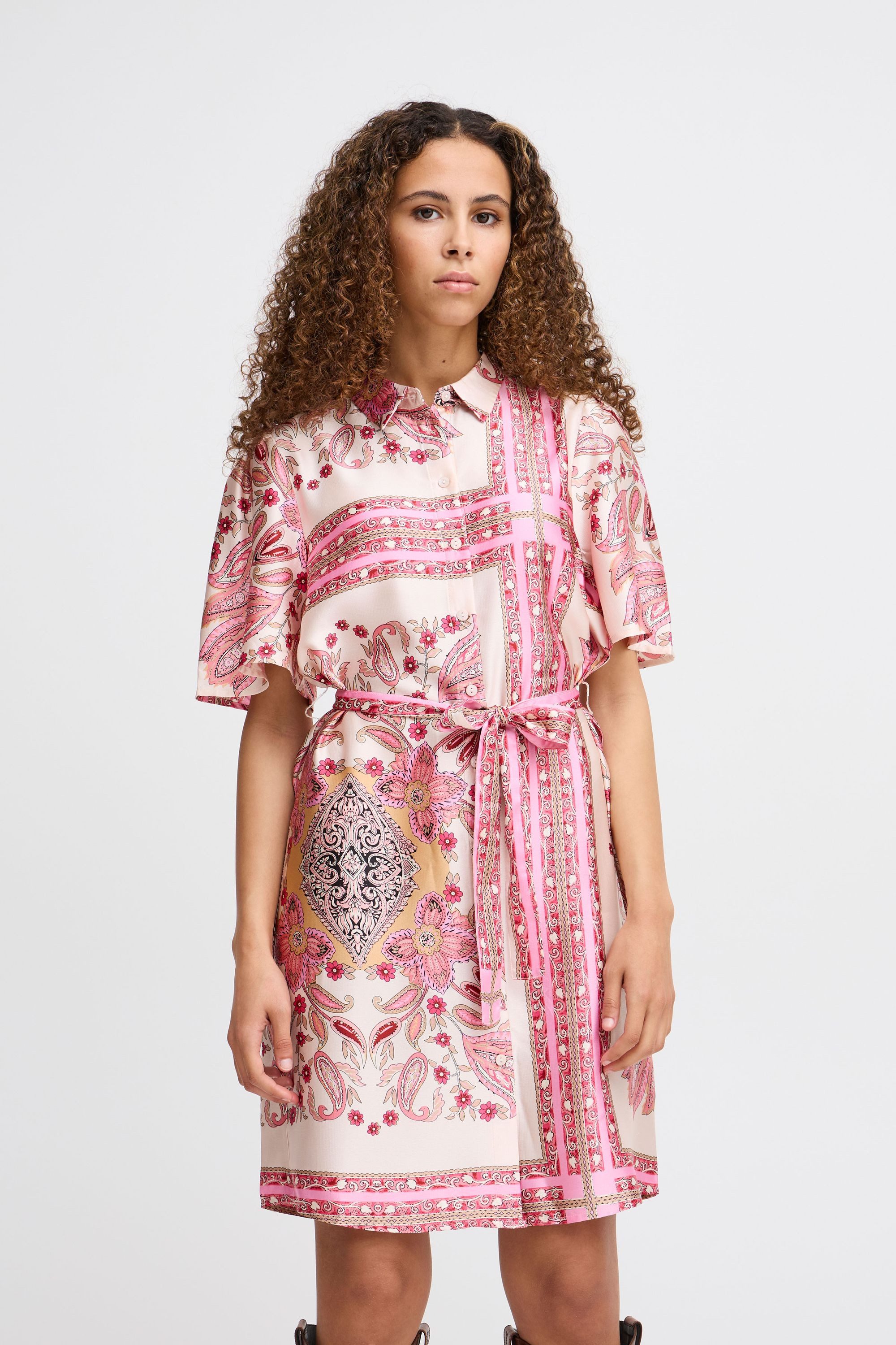 Ichi Blusenkleid IXBRIGITTE DR modisches Blusenkleid günstig online kaufen