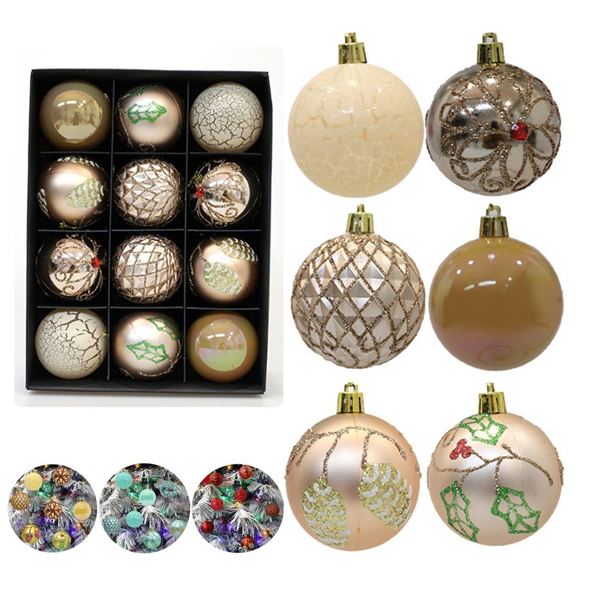 Gelbe Weihnachtskugeln kaufen » Gelbe Christbaumkugeln OTTO