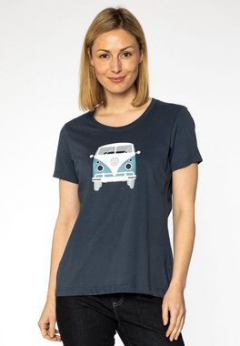 Elkline T-Shirt Kult lizenzierter Bulli Brust Rücken Print