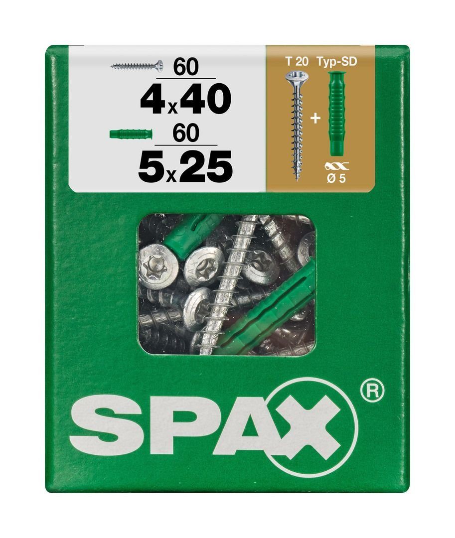 SPAX Holzbauschraube Spax - Universalschrauben x mm 4.0 20 60 40 TX