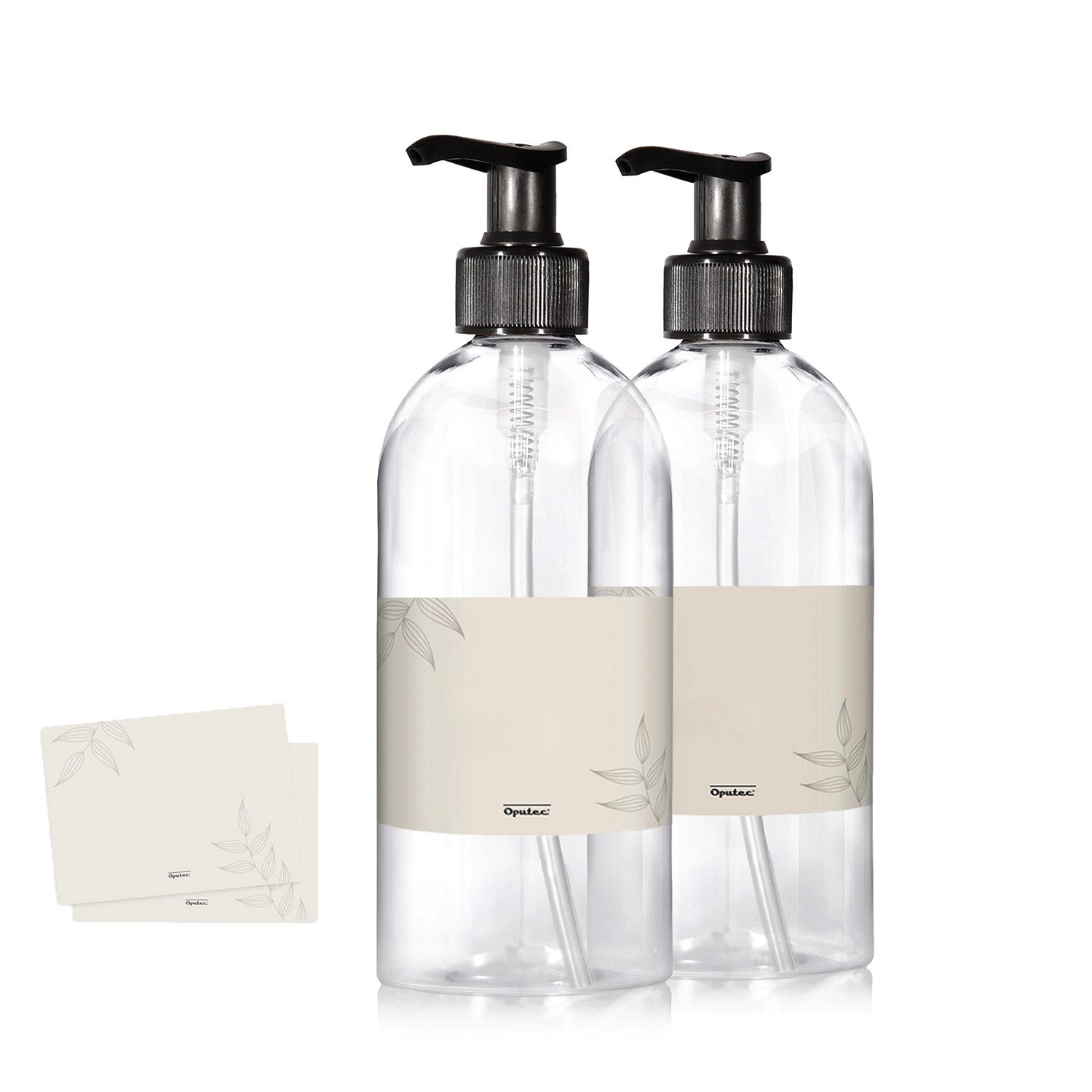 Oputec Seifenspender 2 x 500ml Seifenspender aus Kunststoff Flasche zum Bef günstig online kaufen
