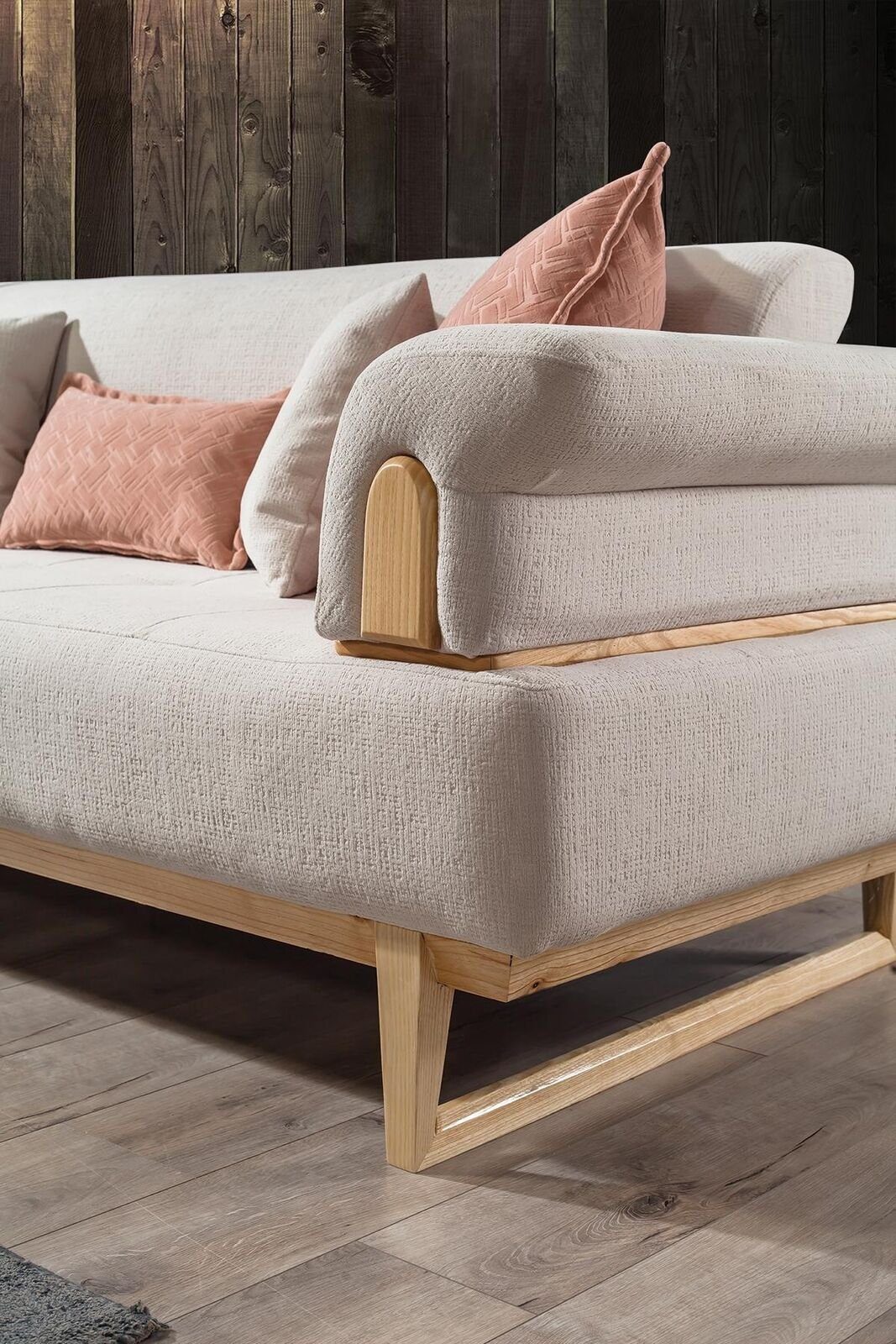 Luxus Möbel 3 Design Design Modern Sofa Sofas Dreisitzer JVmoebel 3-Sitzer Sitzer Weiß