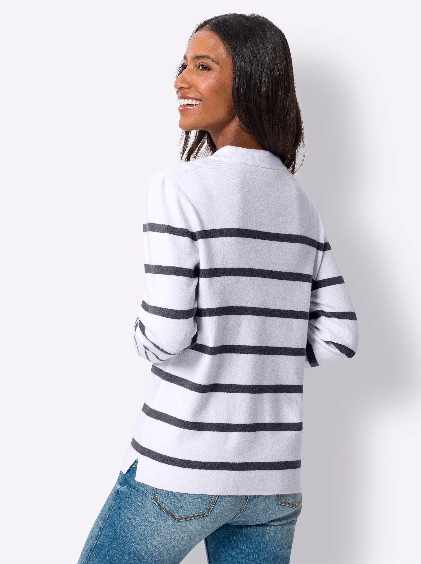 heine Strickpullover Pullover Langarm Feinstrick