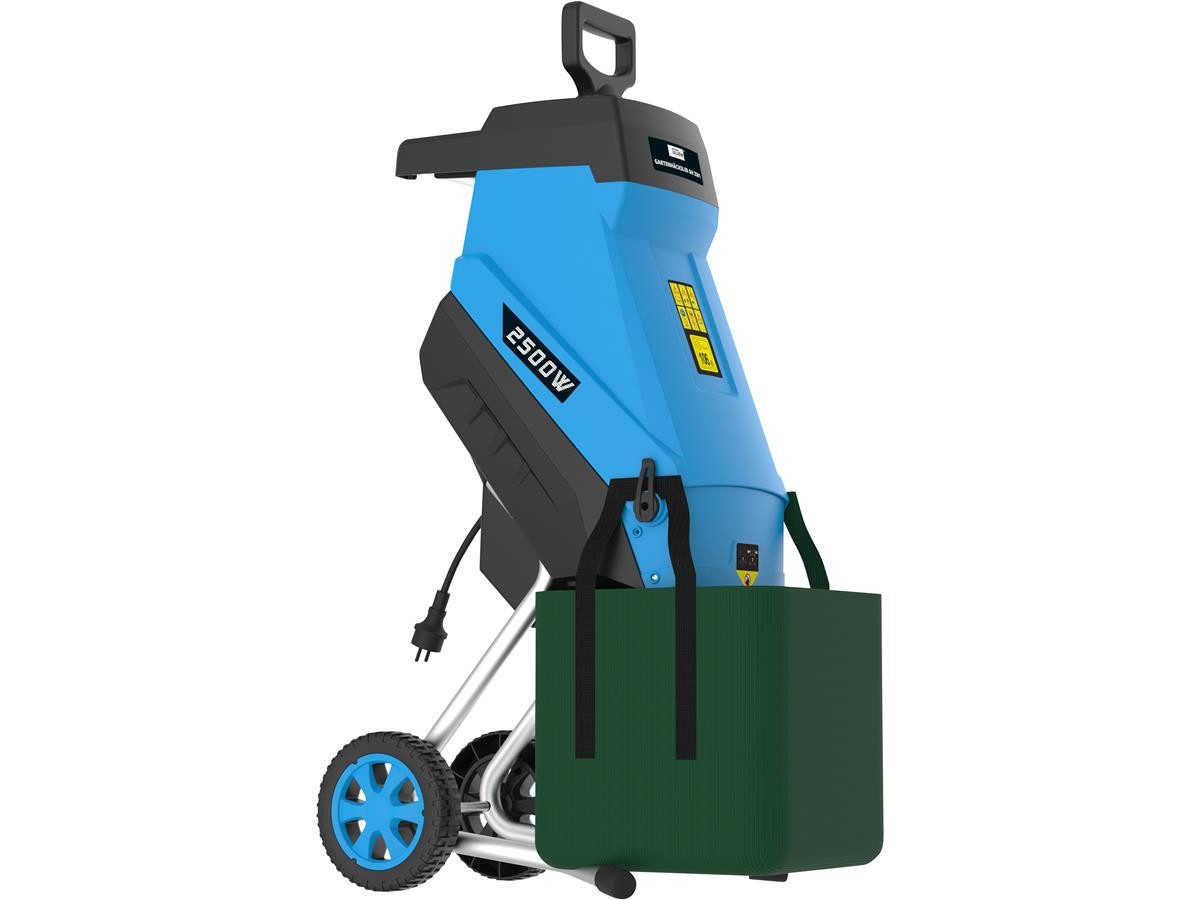Güde Häcksler GH 2501, 4.5 cm max. Astdurchmesser, 2.500 Watt Motorleistung, 45 l Fangsack, 45 mm max. Aststärke