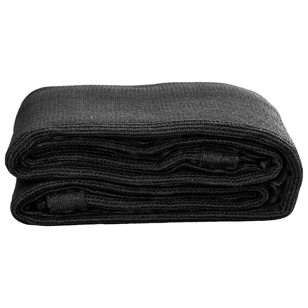 vidaXL Zeltteppiche Zeltteppich 200x200 cm Schwarz günstig online kaufen