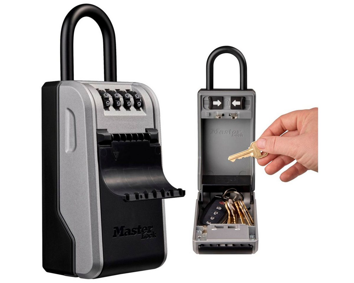 Thumbnail - Master Lock Schlüsselkasten mit abnehmbarem Bügel 5480EURD Diebstahlalarm