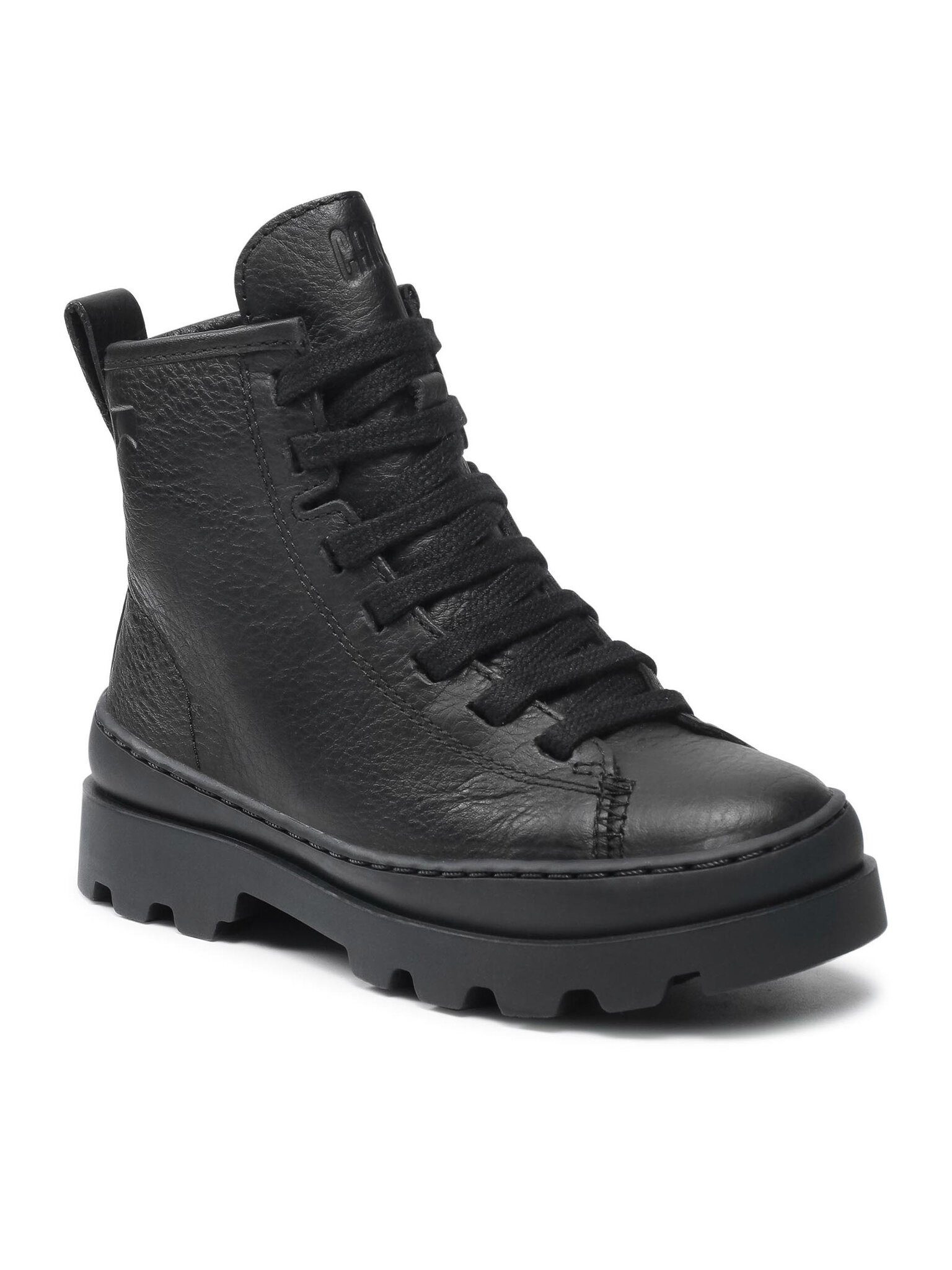 Camper Schnürstiefeletten Brutus K900179-002 Black Schnürstiefelette