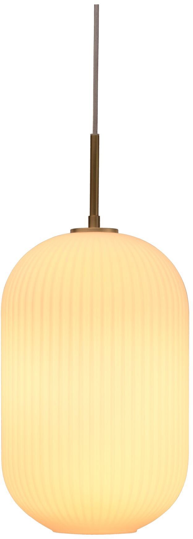 E27 Delight Leuchtmittel, ohne Weiß/Gold Splendid Glas/Metall, max20W Pendelleuchte Pauleen 230V