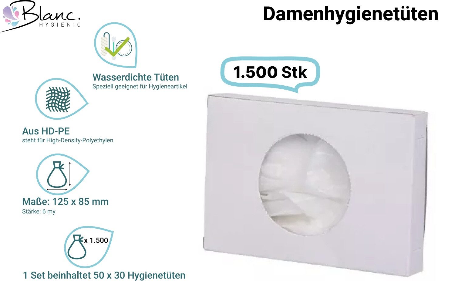 Blanc Hygienic Hygienebeutelspender