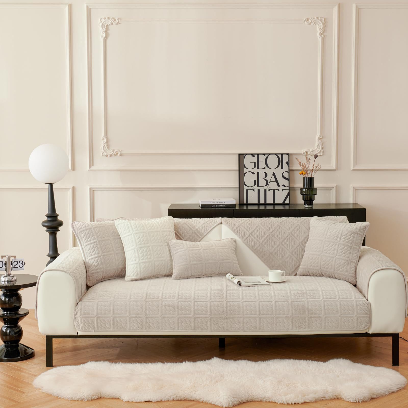 Coonoor Sofaschoner Milchsamt Superweiche Sofa Überzug günstig online kaufen