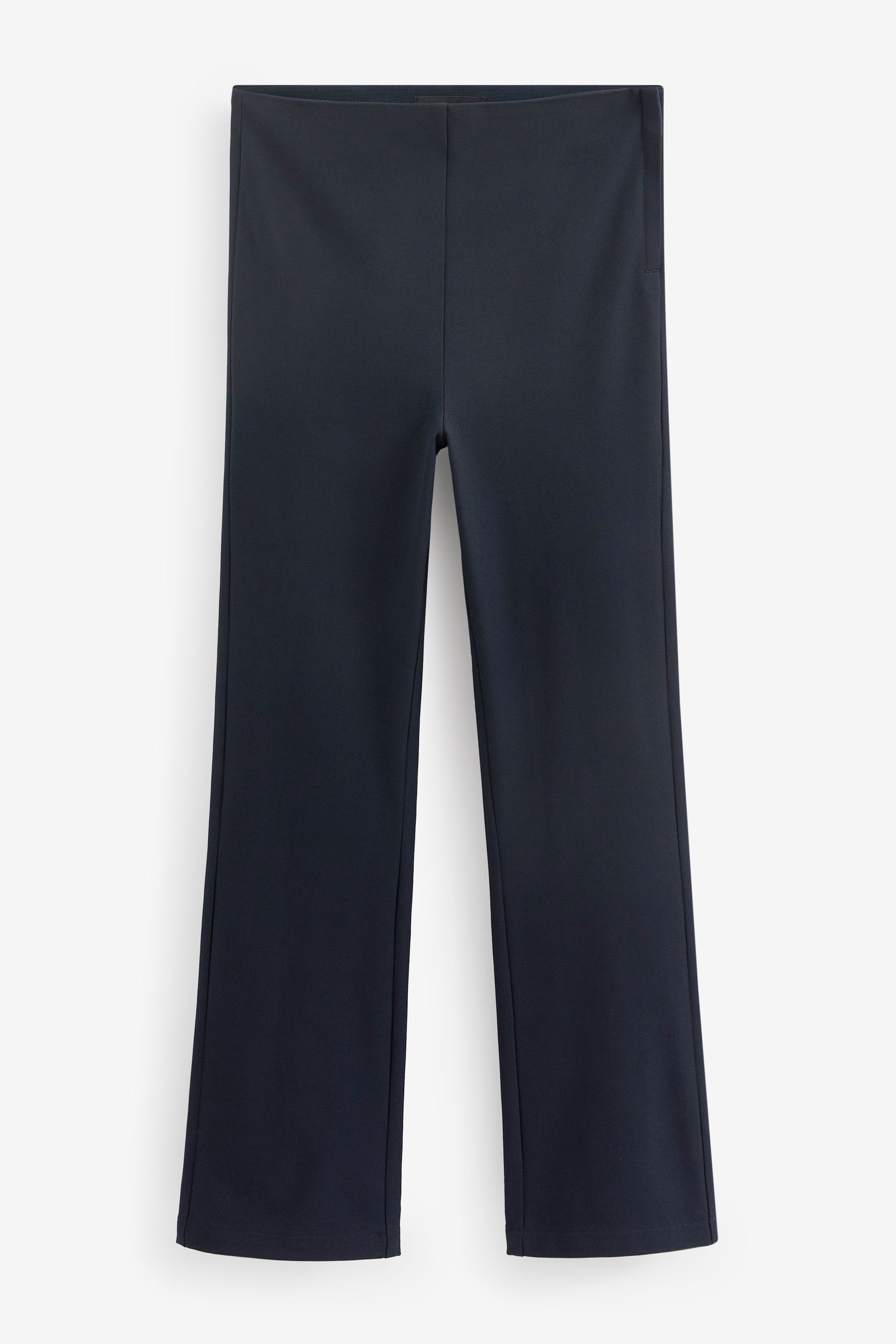 (1-tlg) Kürzere, Marlene-Hose Next Blue Navy ausgestellte Stretch-Hose