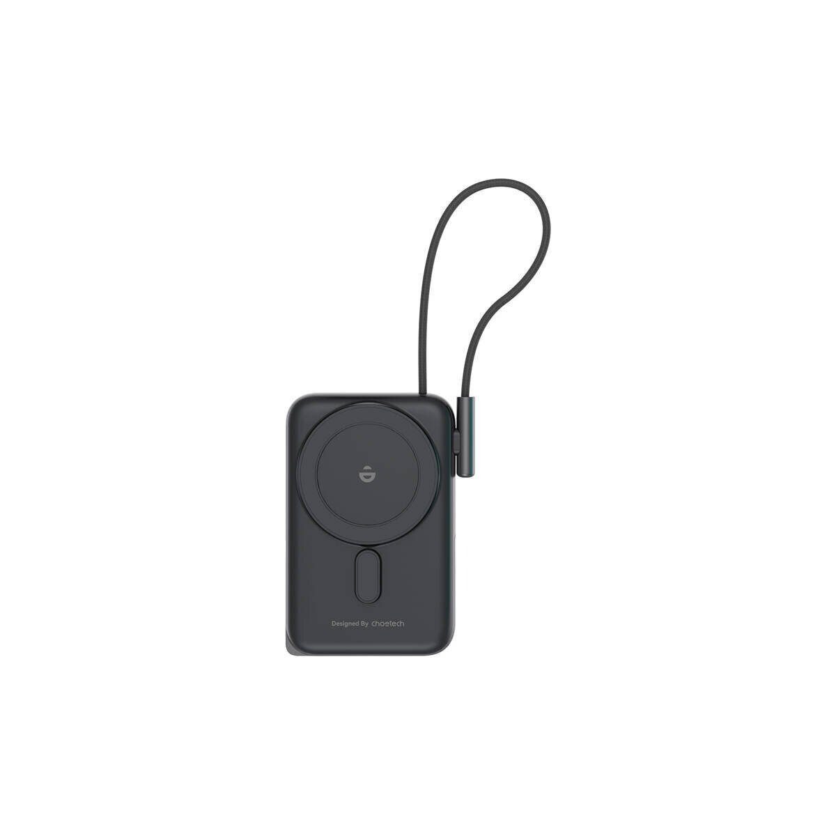 Choetech Choetech magnetische Powerbank 10000mAh 20W PD + USB-C-Kabel (schwarz) Powerbank 10000 mAh