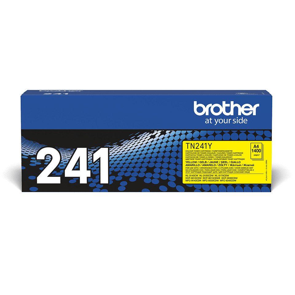 Brother Toner TN-241Y Gelb (ca. 1400 Seiten) Tintenpatrone