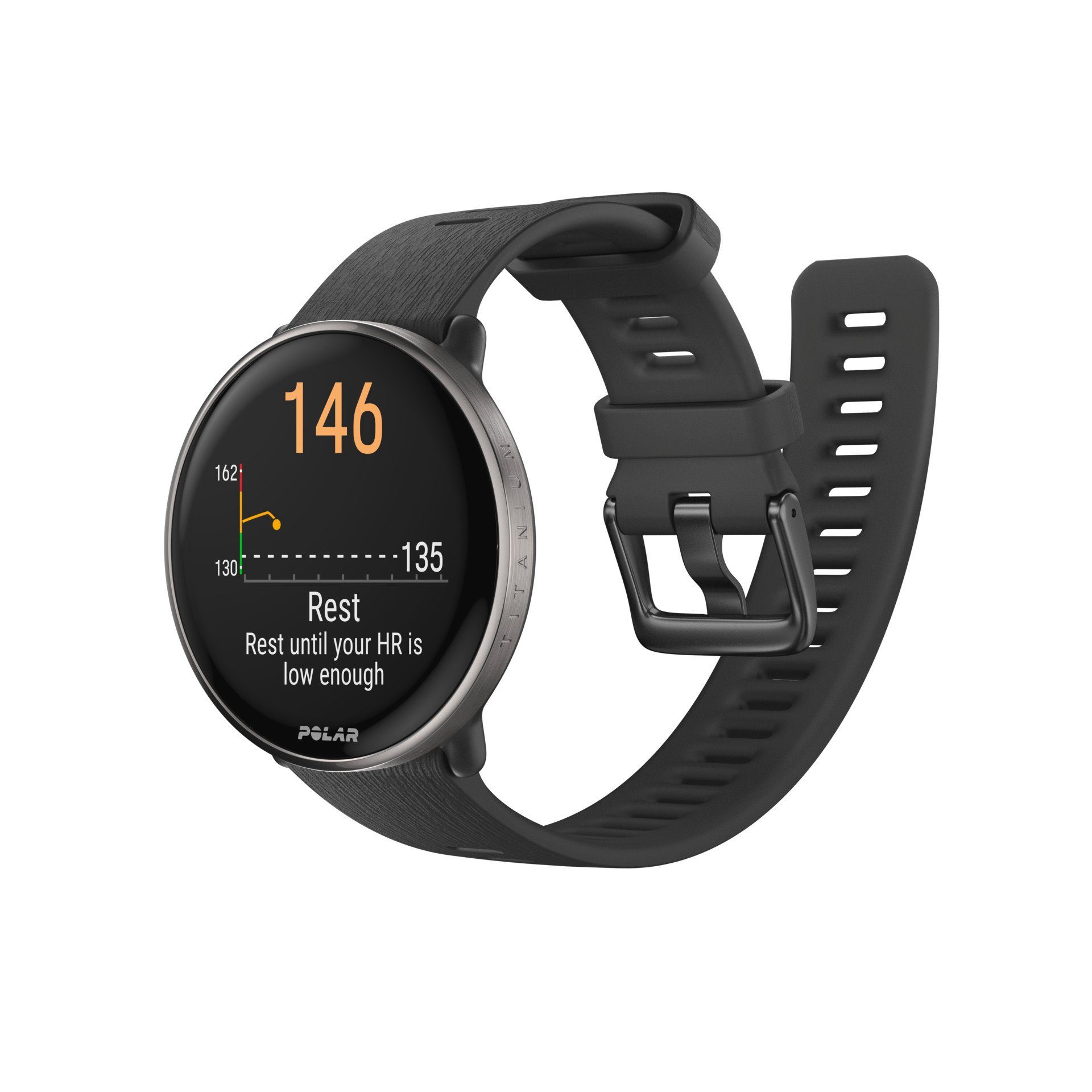 Polar Ignite 3 Titanium/Schwarz