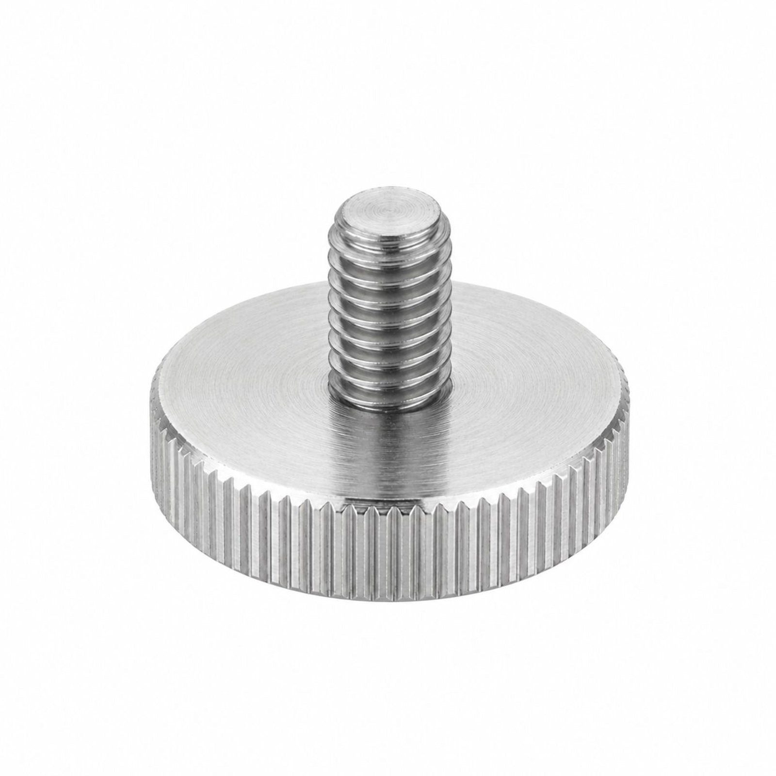 SO-TECH® Schraube Rändelschrauben M3-M10 DIN 635 Edelstahl V2A (SS304), (4 St), M3 x 10 mm, flache Ausführung ohne Schaft – Bild 2 von 5