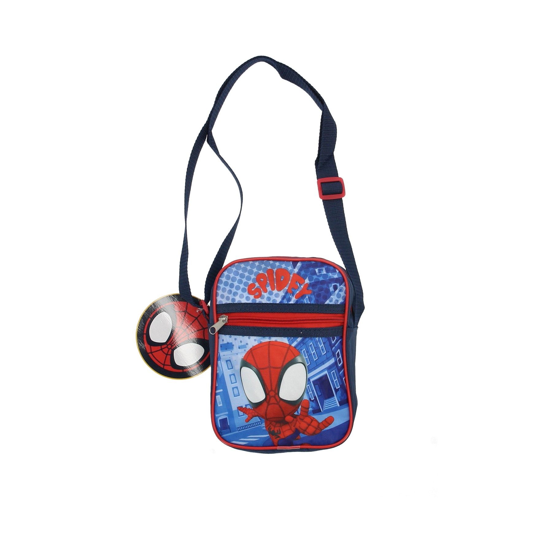 Spiderman Umhängetasche für Kinder Schultertasche kompakt Alltag Schule und Freizeit (1-tlg)