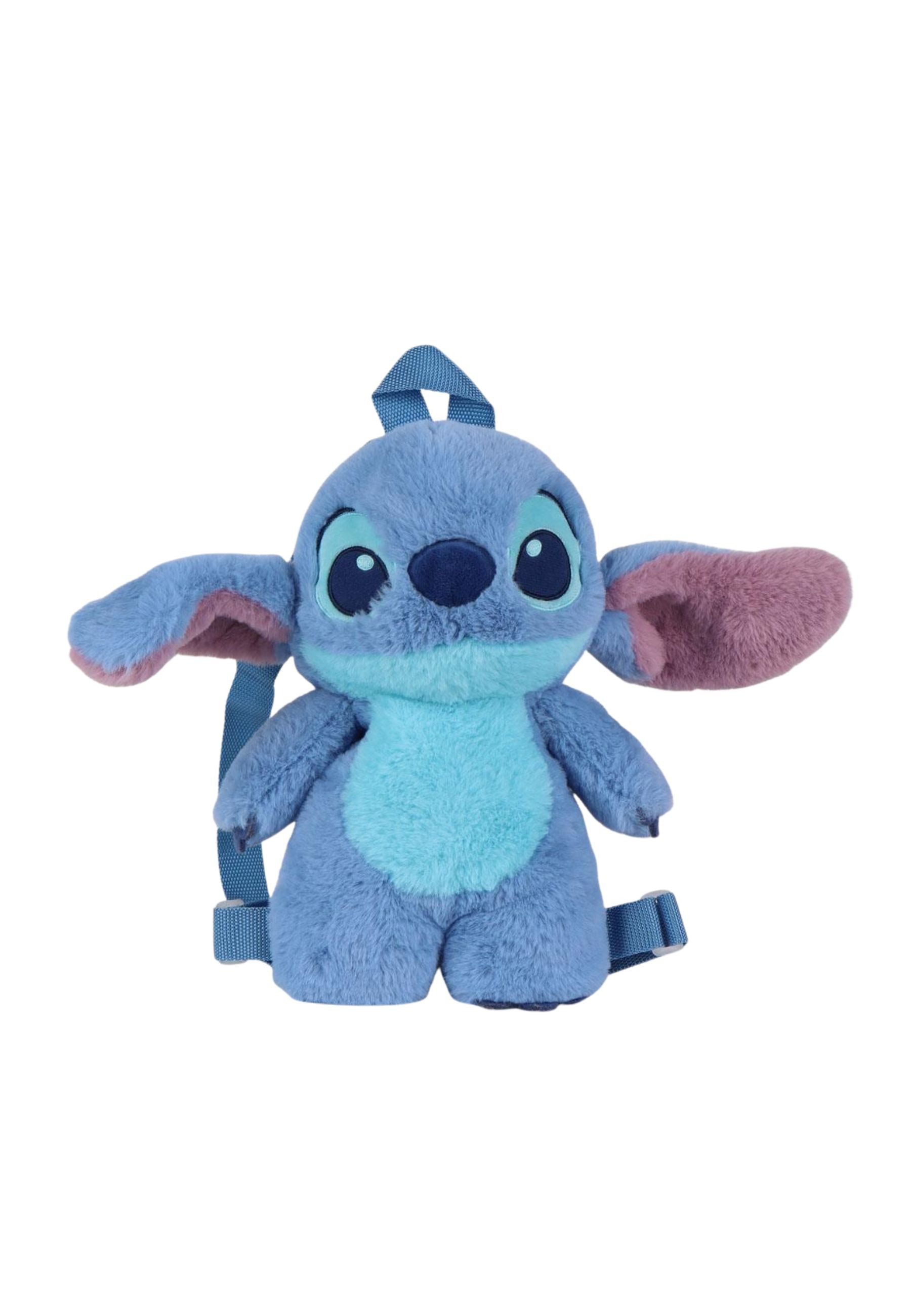 Disney Rucksack Kinder Rucksack Plüschfigur Stitch (Set)