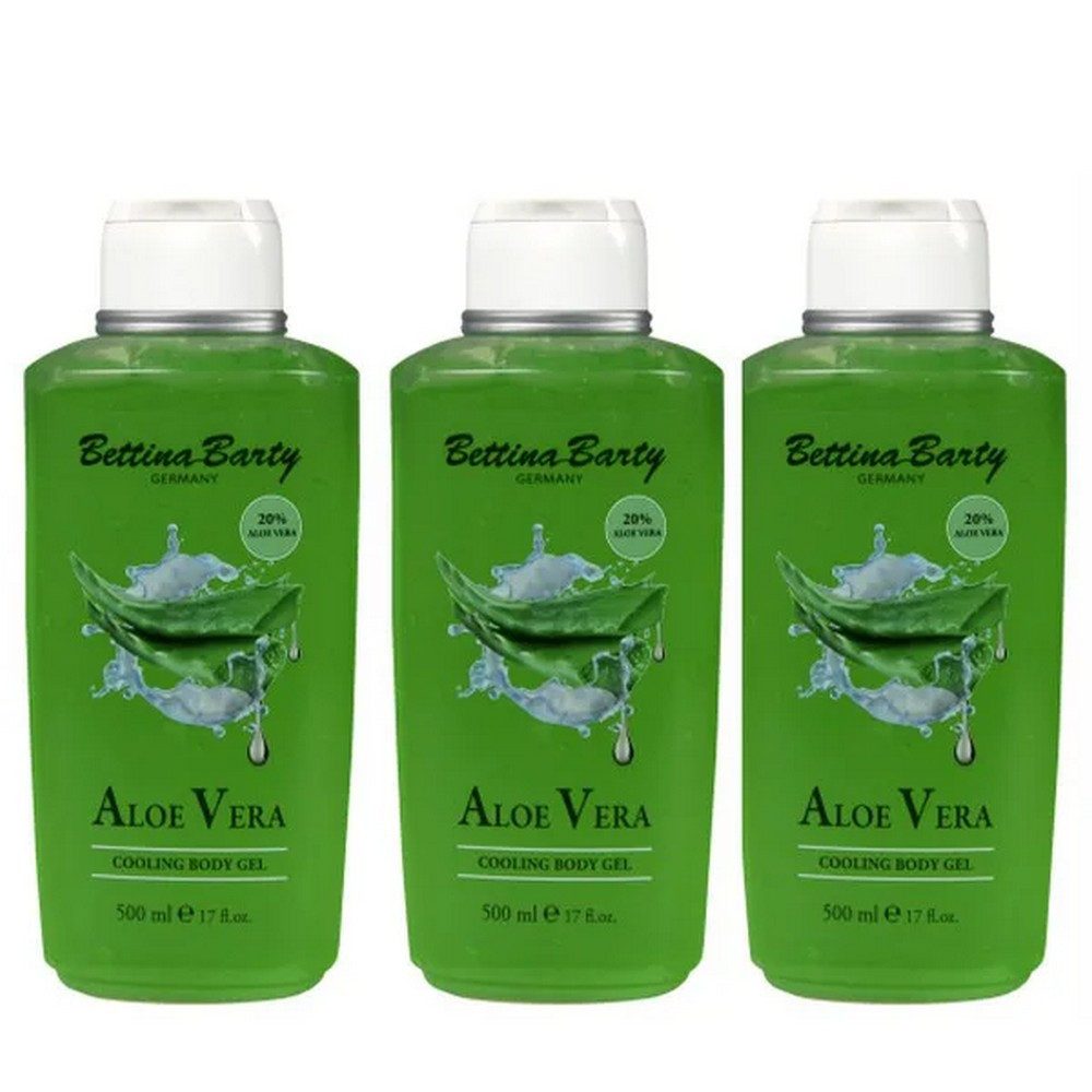 Bettina Barty After Sun-Gel Aloe Vera Kühlendes Gel 3 x 500ml