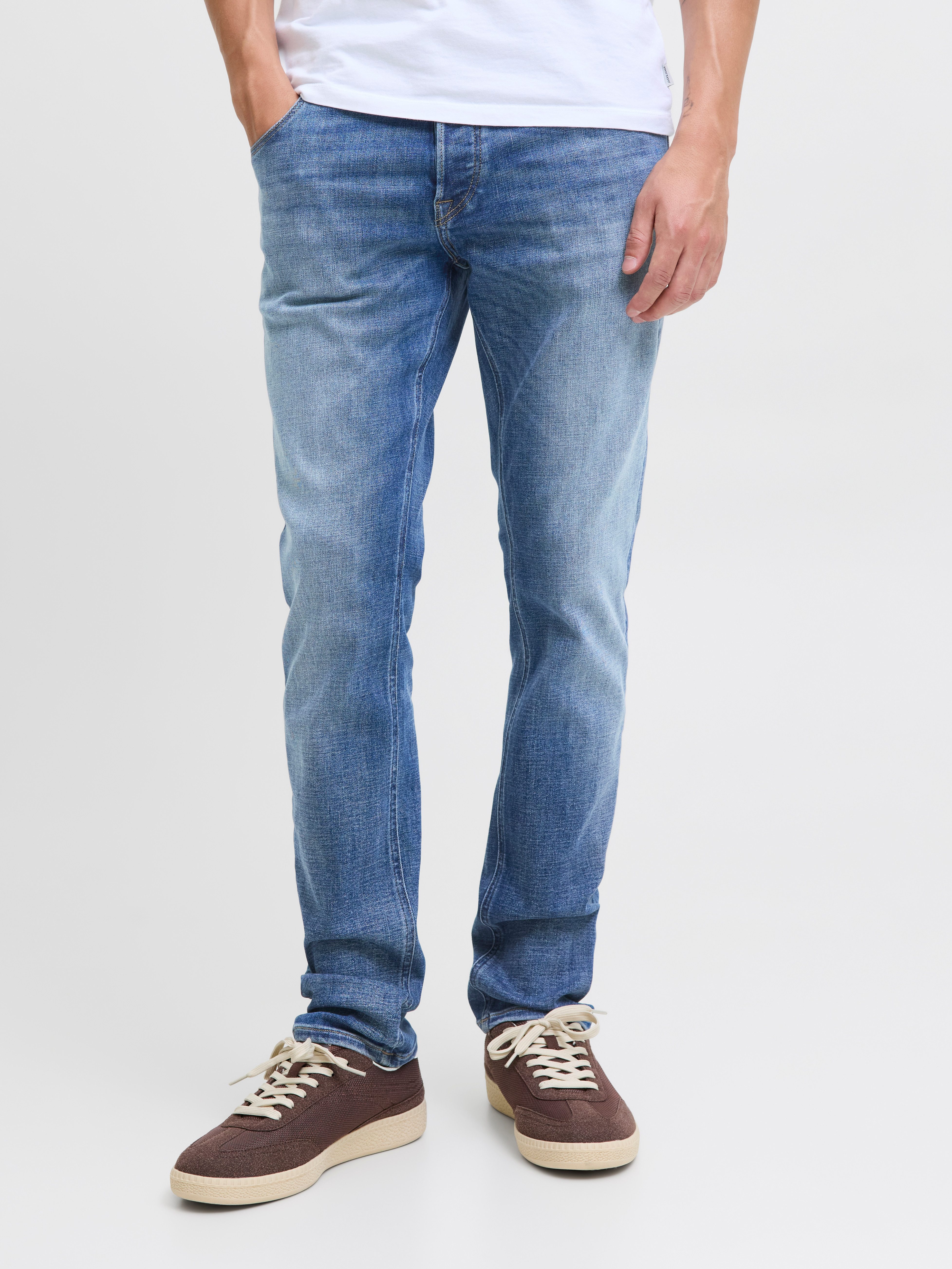 Jack & Jones Slim-fit-Jeans JJIGLENN JJCOLE AM 48X 50SPS günstig online kaufen