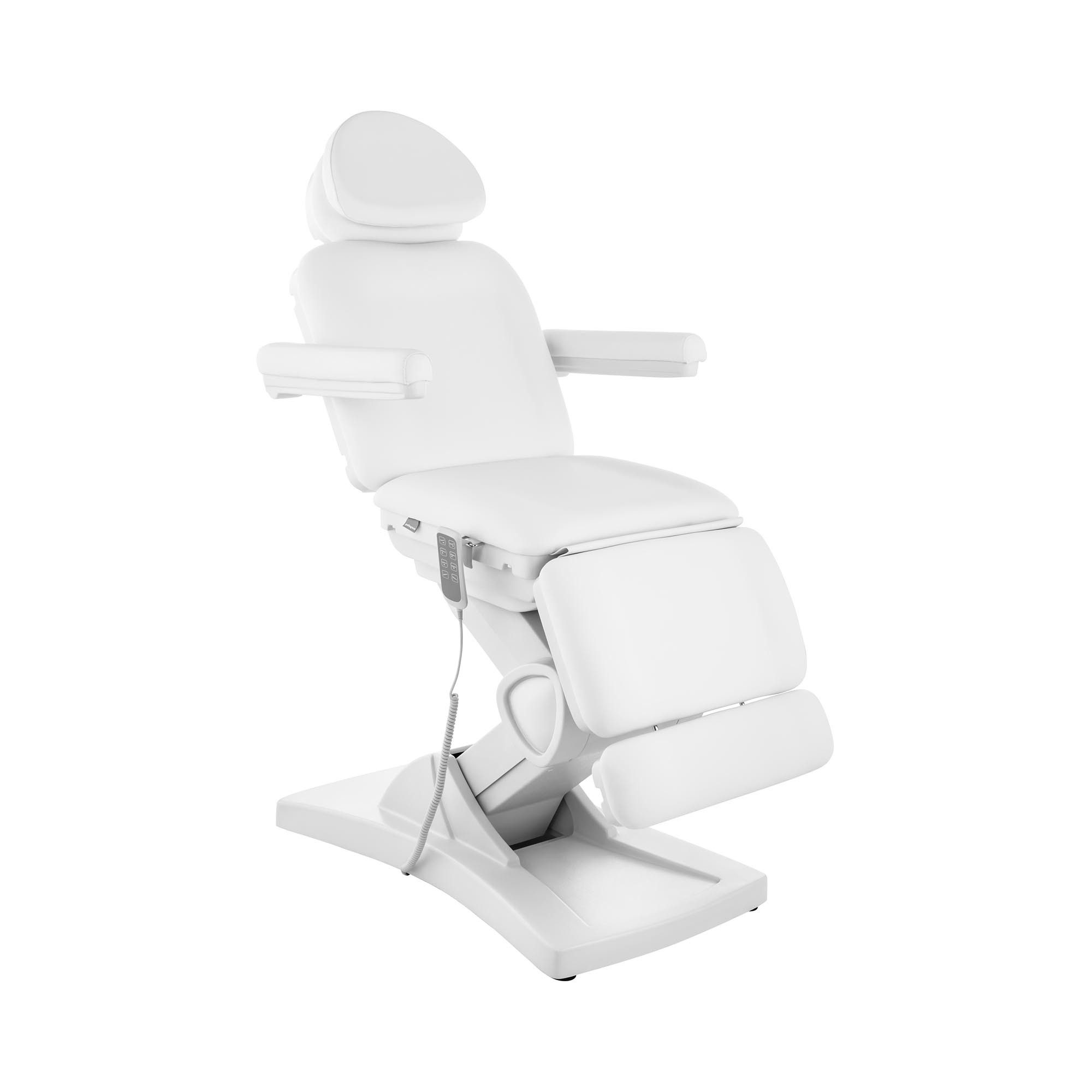 Physa Massageliege Kosmetikliege Kosmetikstuhl Klappbar Elektrisch Therapieliege Weiß, Weiß