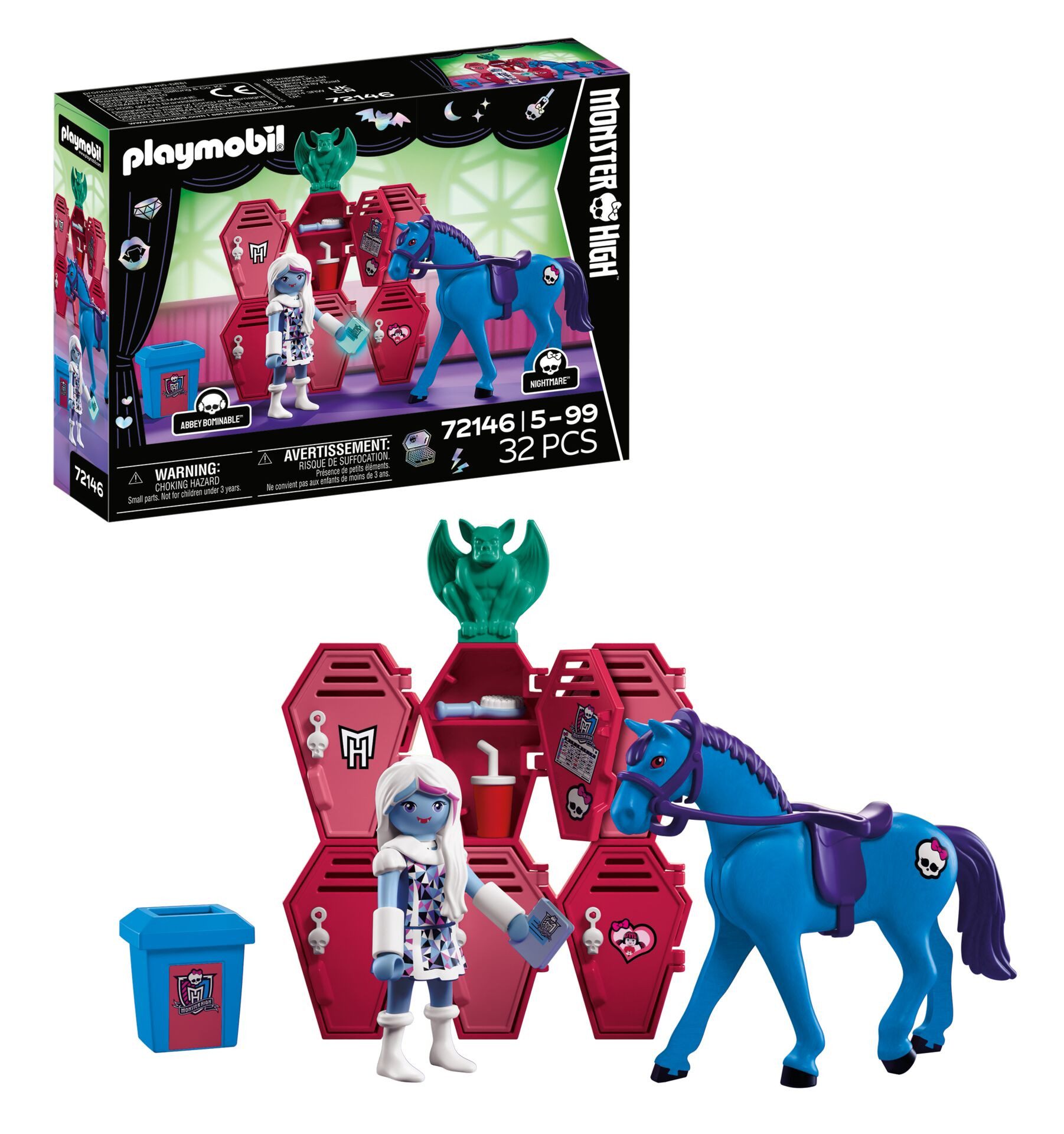 Playmobil® Abbey bei den SpindenTM (72146), Monster High™ Konstruktions-Spielset, Made in Europe