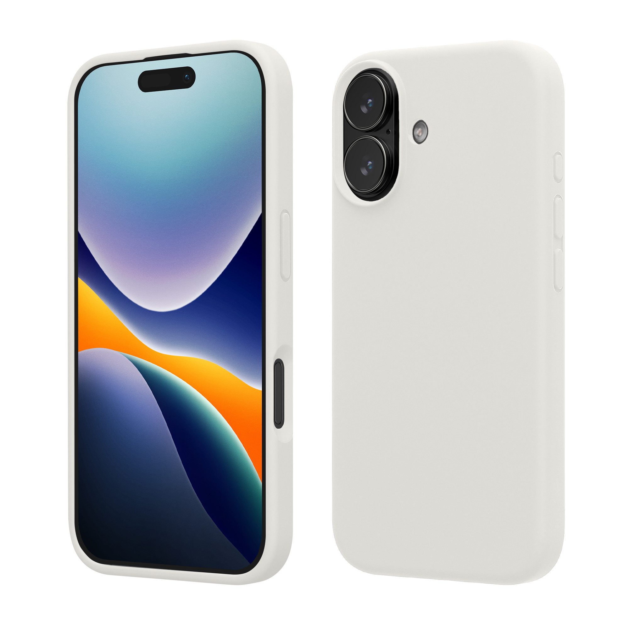 kwmobile Smartphone-Hülle Hülle für Apple iPhone 17, Hülle Silikon gummiert - Handyhülle - Handy Case Cover