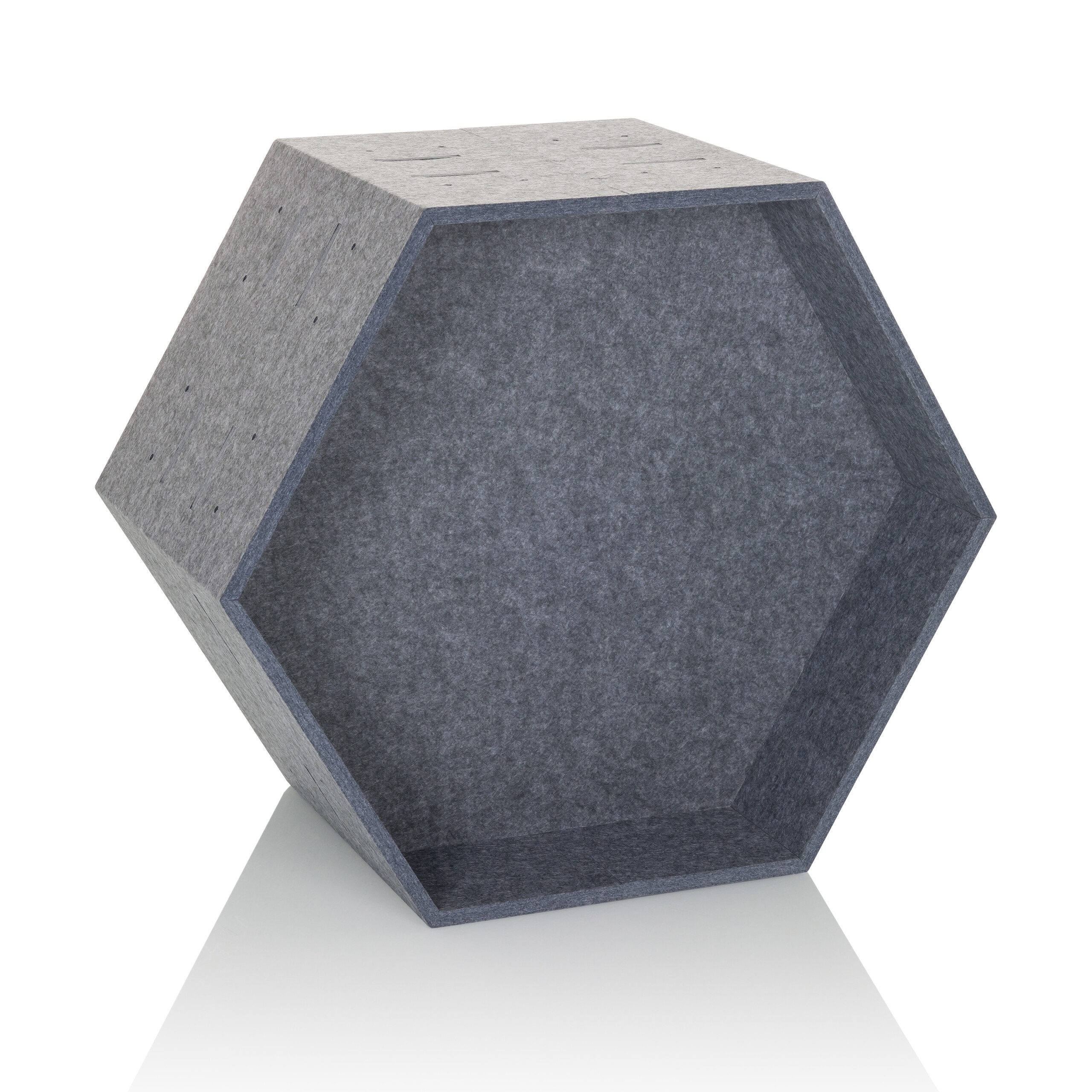 hjh OFFICE Перегородки Trennwand FLEXMIUT STORE B Stoff, Stecksystem, Sichtschutz, Stauraum & Schallminderung