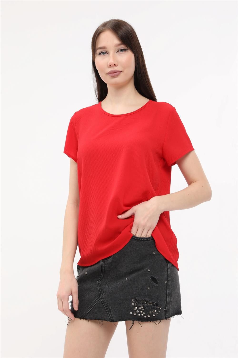Blusentop Knopfleiste Bluse