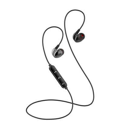 Leicke Smart Bluetooth In-Ear-Kopfhörer Symphony In-Ear-Kopfhörer (Musiksteuerung, Sprachassistent, Anrufannahme, kompatibel mit Siri/Google Assistant, Bluetooth, Earbuds mit integriertem Mikrofon und 4x Silikon-Ohrstöpsel)